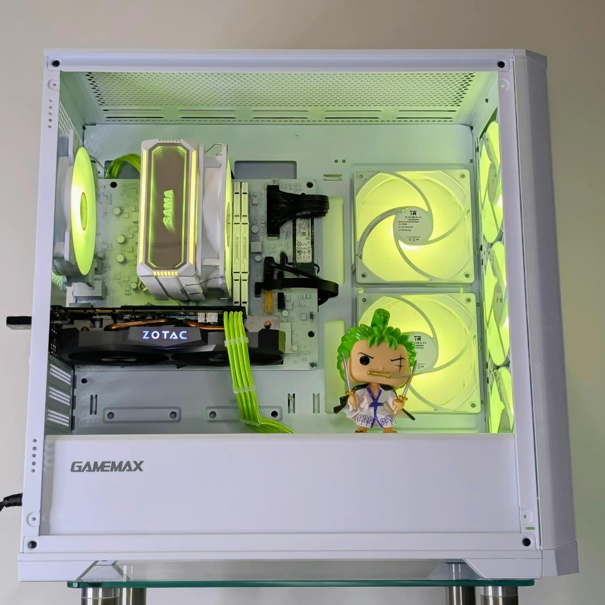 ⚔️🗡️Roronoa Zoro Gaming PC🟢GTX 1070TI 🟢I7-6700🟢16GB RAM🟢500GB NVMe SSD🟢Windows 10 Pro