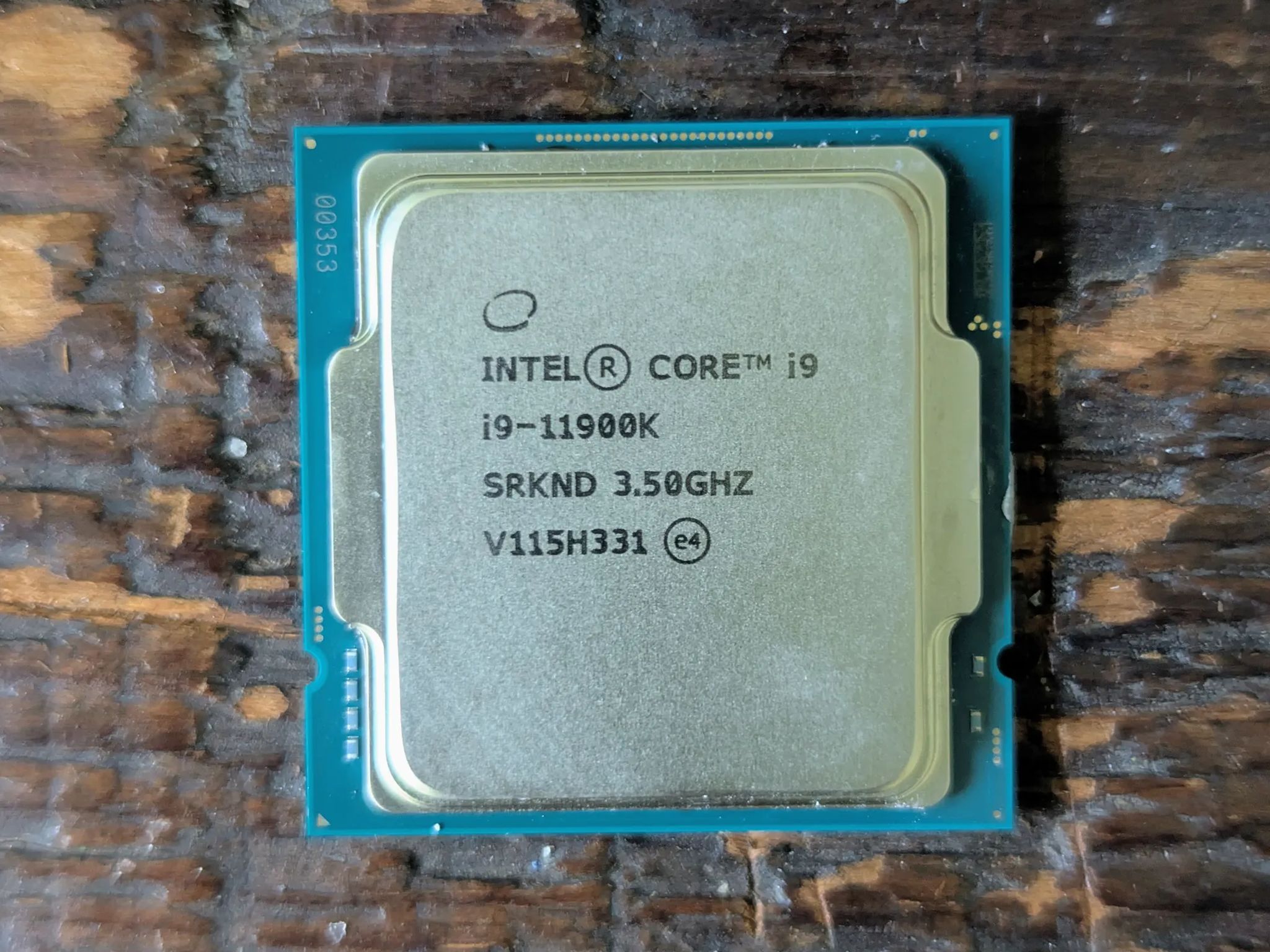 Intel Core I9-11900K Desktop CPU 3.5GHz, 8 Cores, LGA 1200, Unlocked