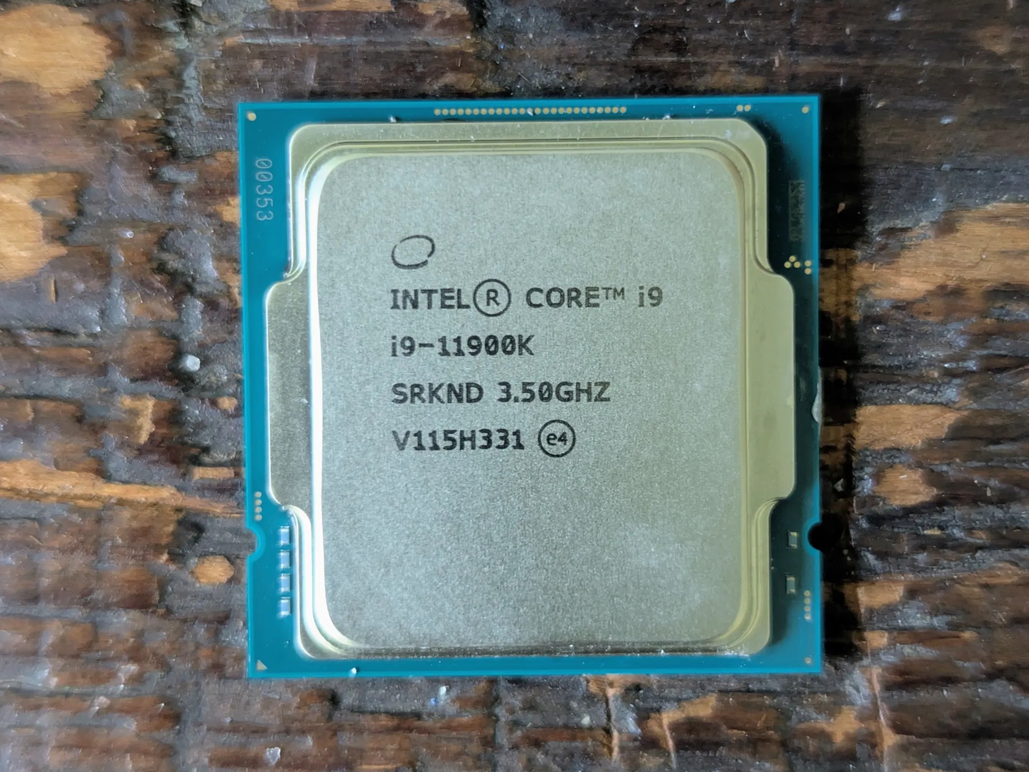 Intel Core I9-11900K Desktop CPU 3.5GHz, 8 Cores, LGA 1200, Unlocked