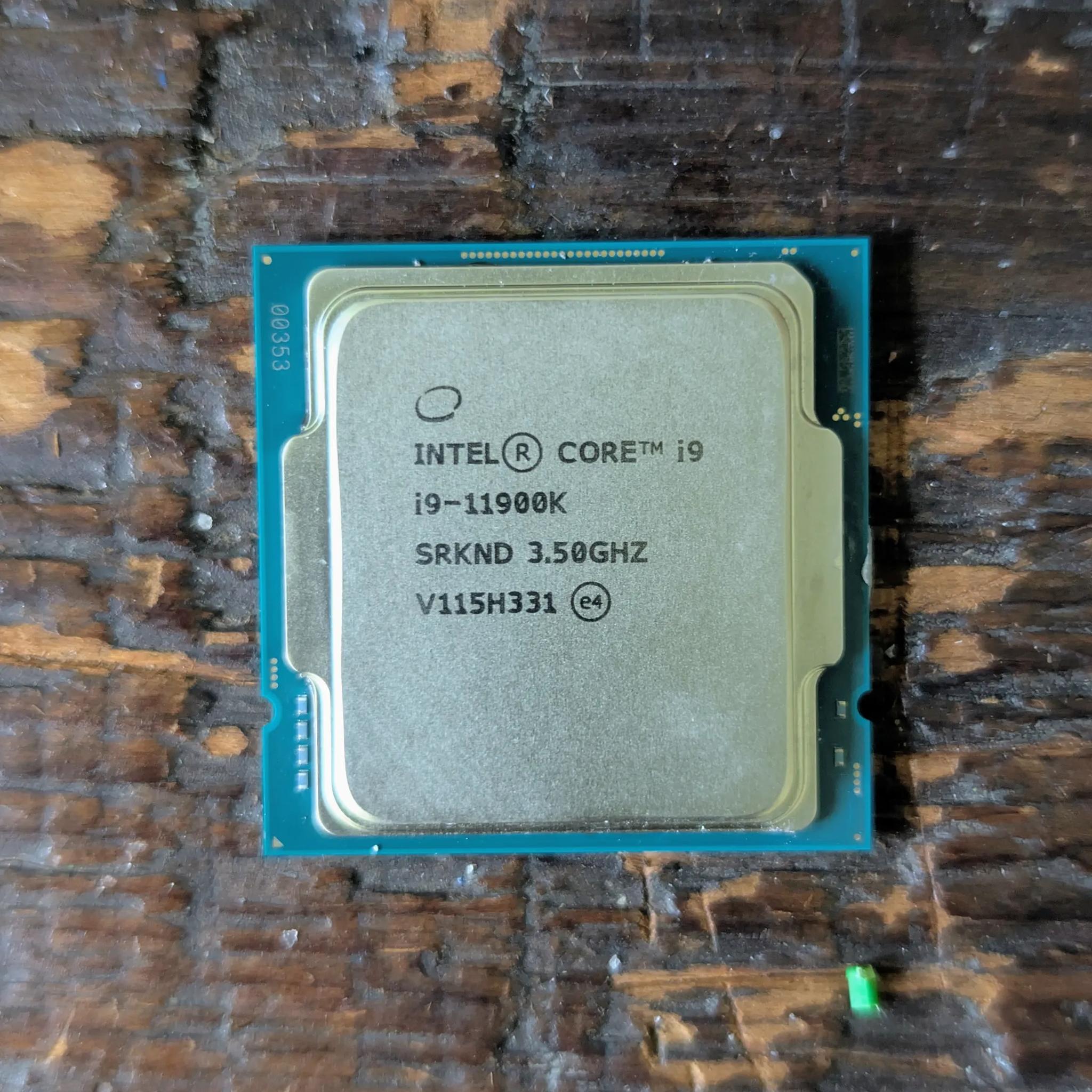 Intel Core I9-11900K Desktop CPU 3.5GHz, 8 Cores, LGA 1200, Unlocked