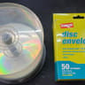 13 CD-R & 3DVD+R s and 50 Staples Disc Envelopes in box
