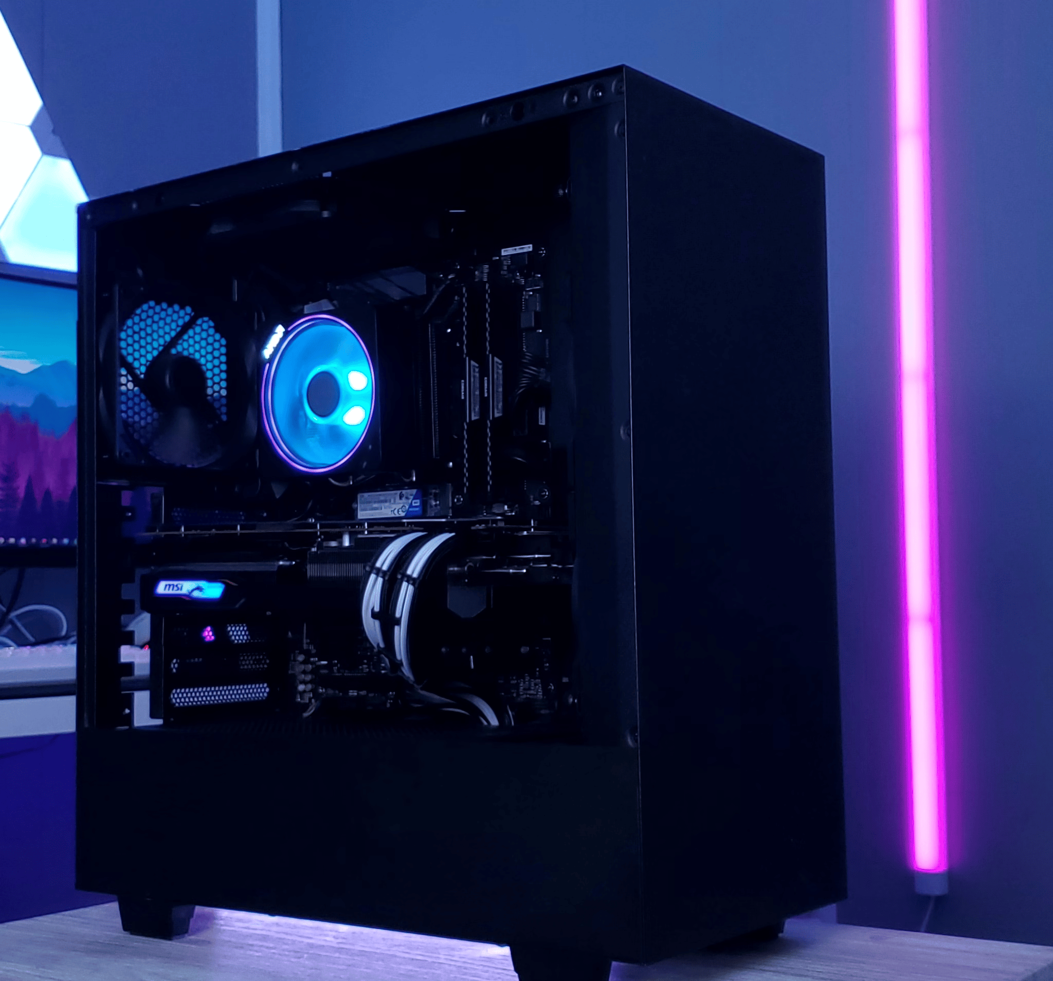 Azure | RTX 3060Ti - Ryzen 7 2700x Gaming and Streaming PC