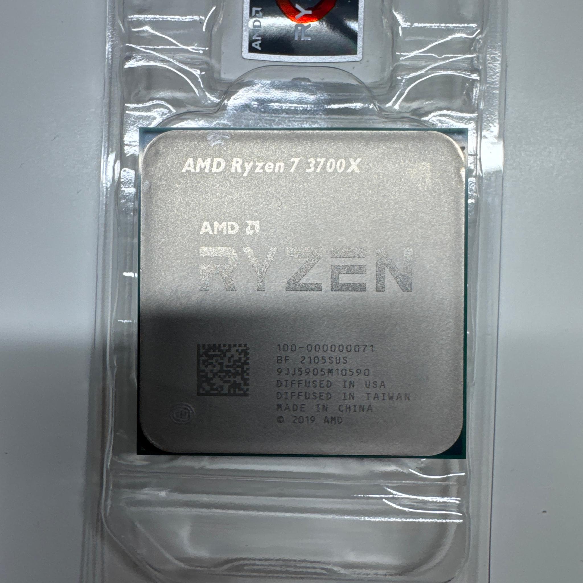 AMD Ryzen 7 3700X - AM4 Compatible (Box and Stock Fan Included)