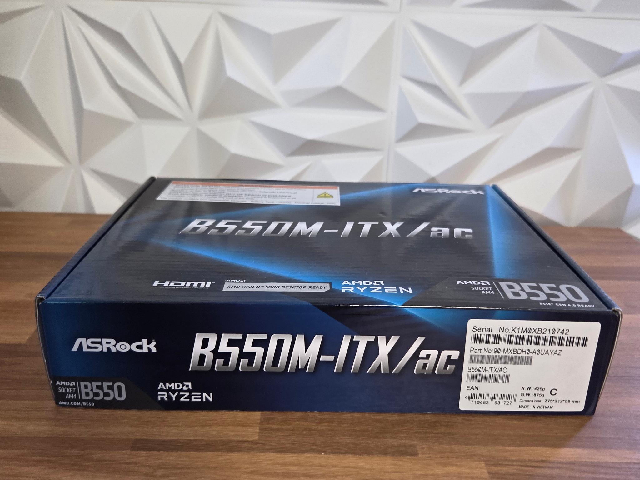 Asrock B550M ITX Wifi AM4 Motherboard