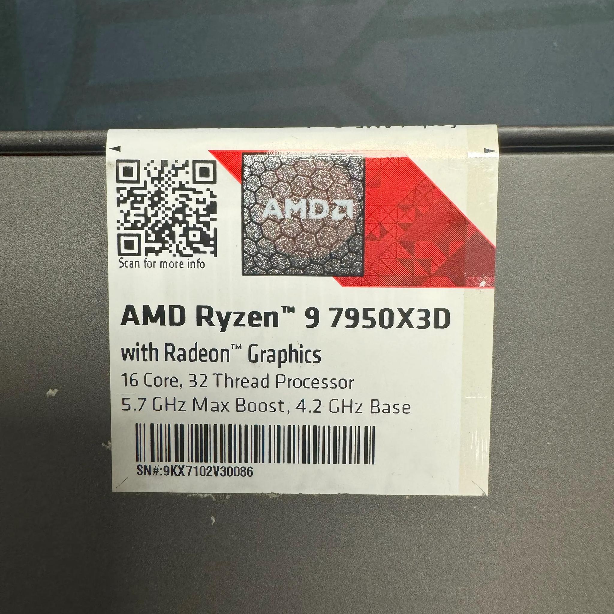 AMD Ryzen 9 7950X3D *New in Box*