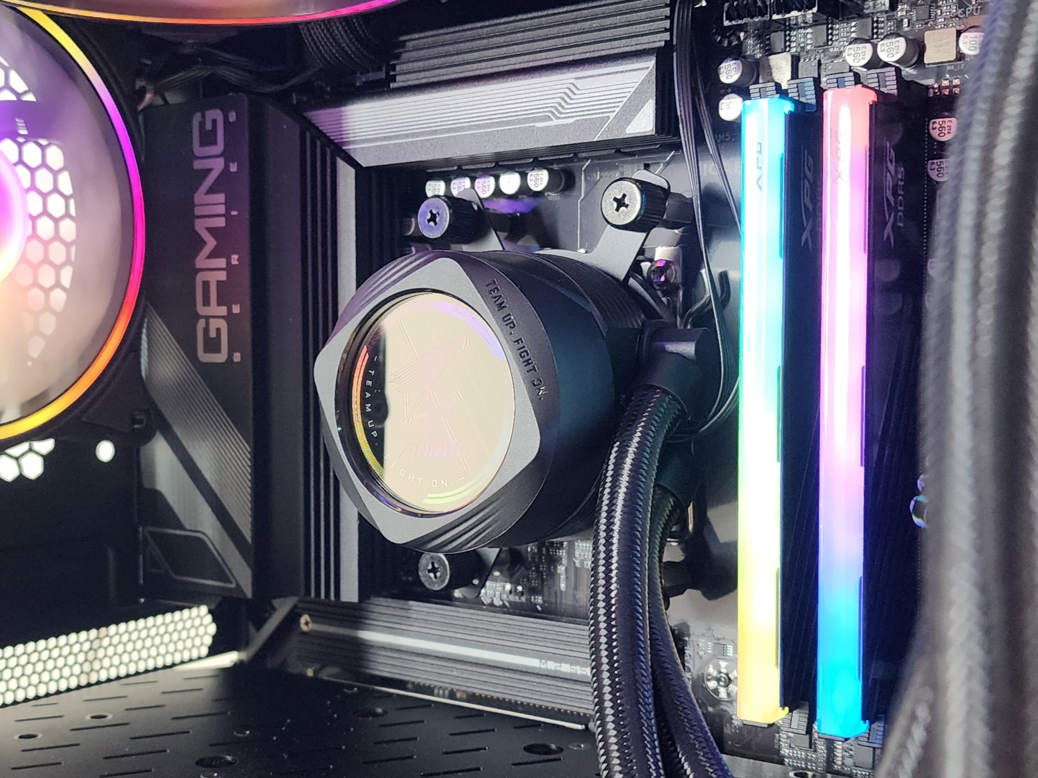 Gaming PC Ryzen 7 7700 32GB RAM 2TB SSD RX 7700 XT 12GB Windows 11 Computer