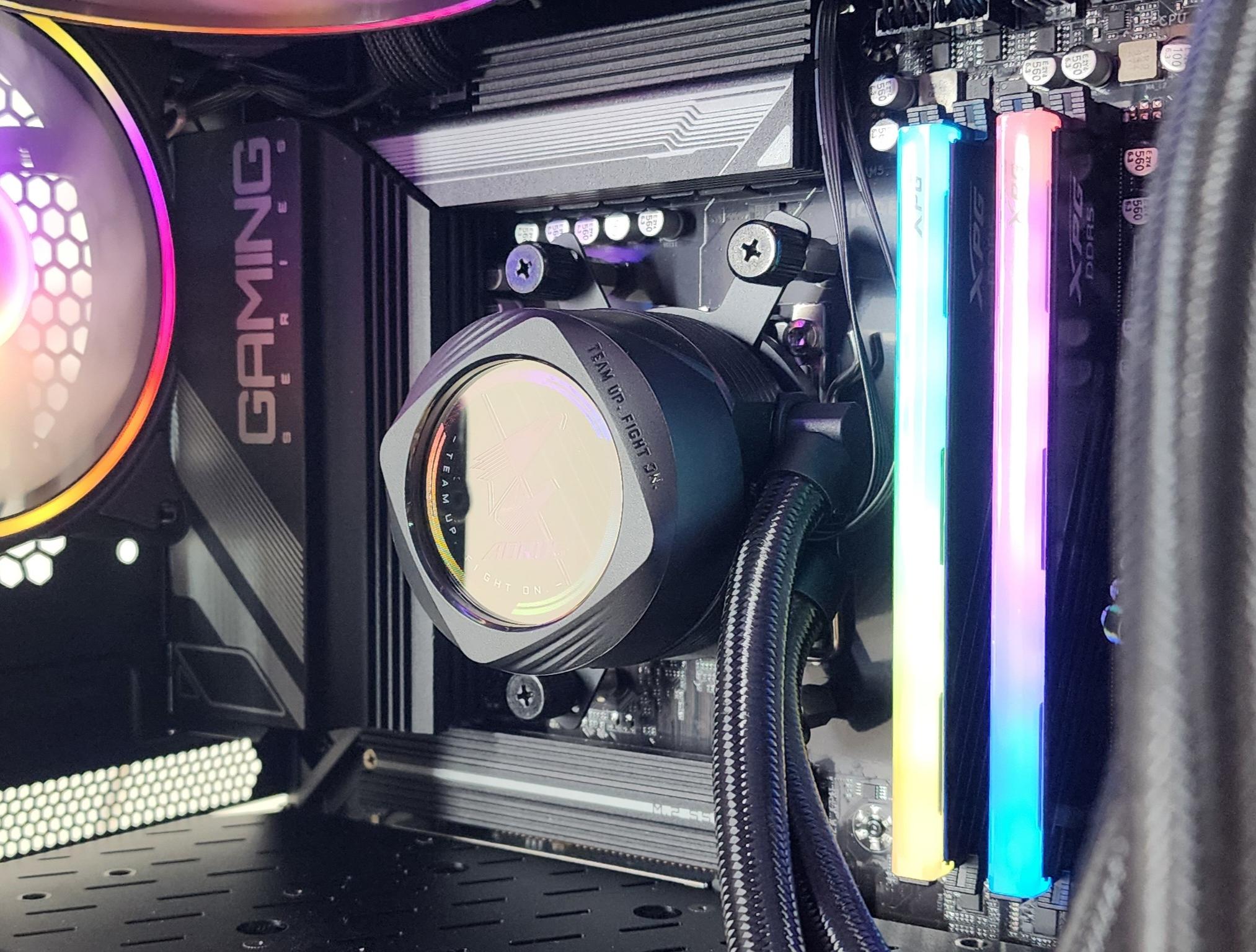 Gaming PC Ryzen 7 7700 32GB RAM 2TB SSD RX 7700 XT 12GB Windows 11 Computer