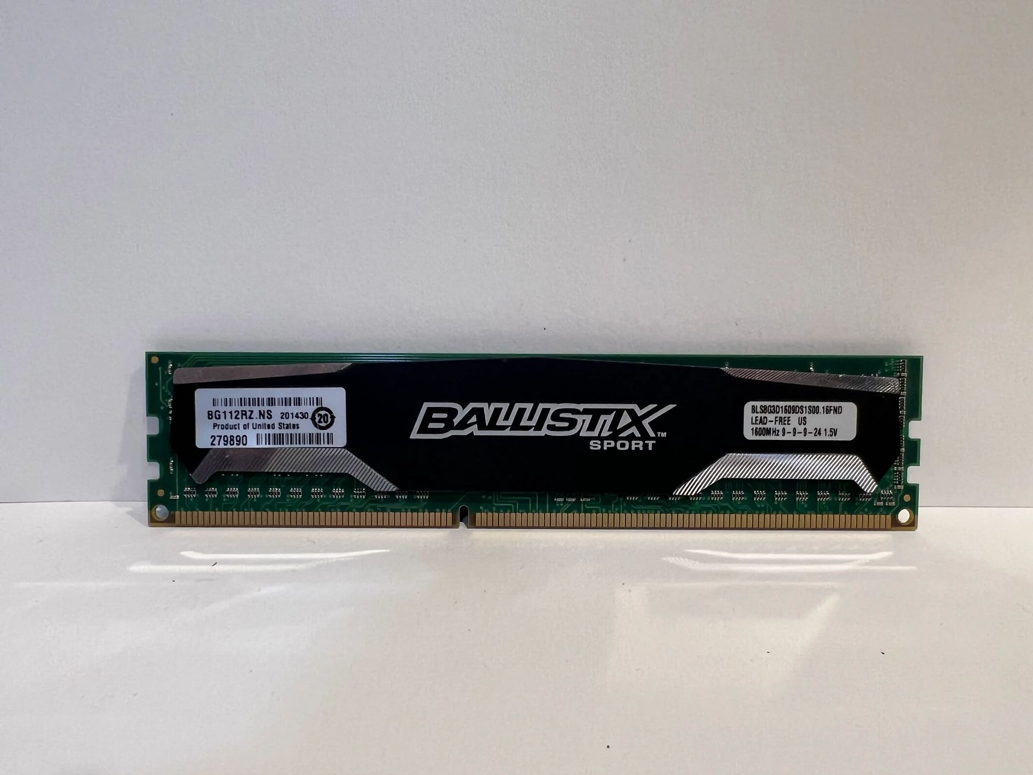 16GB (2x8 GB) DDR3 RAM - Ballistix Sport RAM - 1600 MHz