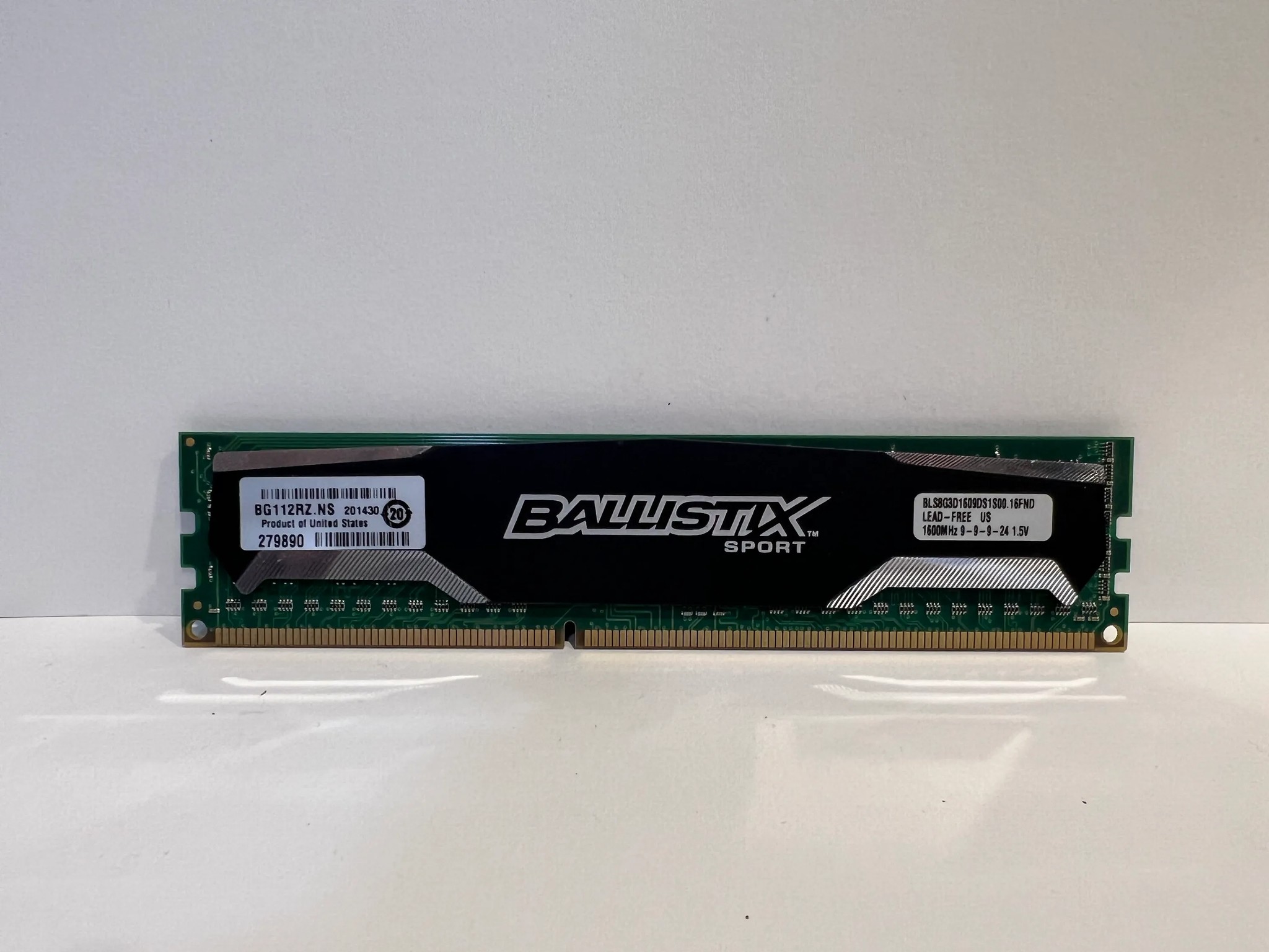 16GB (2x8 GB) DDR3 RAM - Ballistix Sport RAM - 1600 MHz
