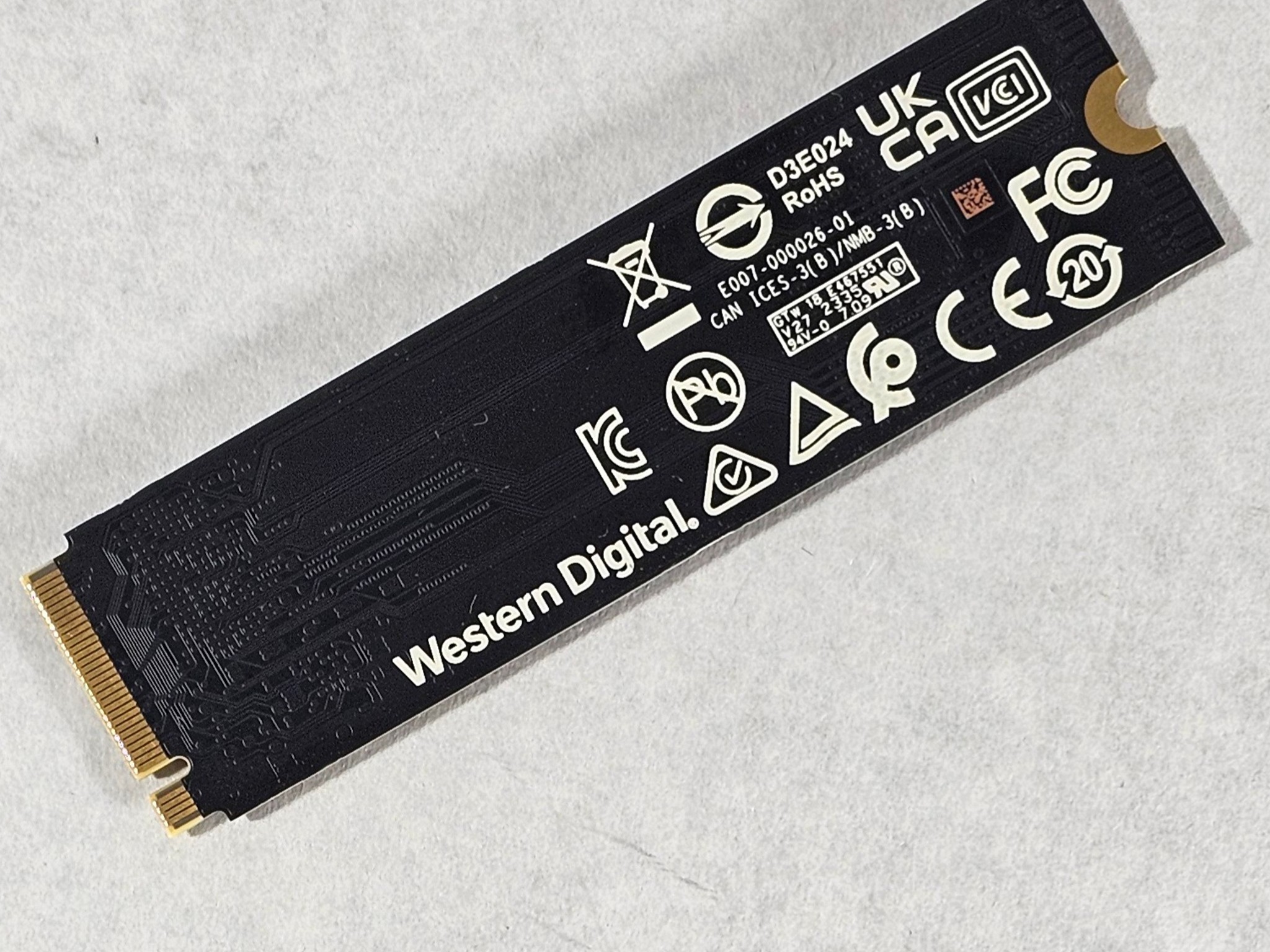 1TB NVMe M.2 SSD WD Black SN770