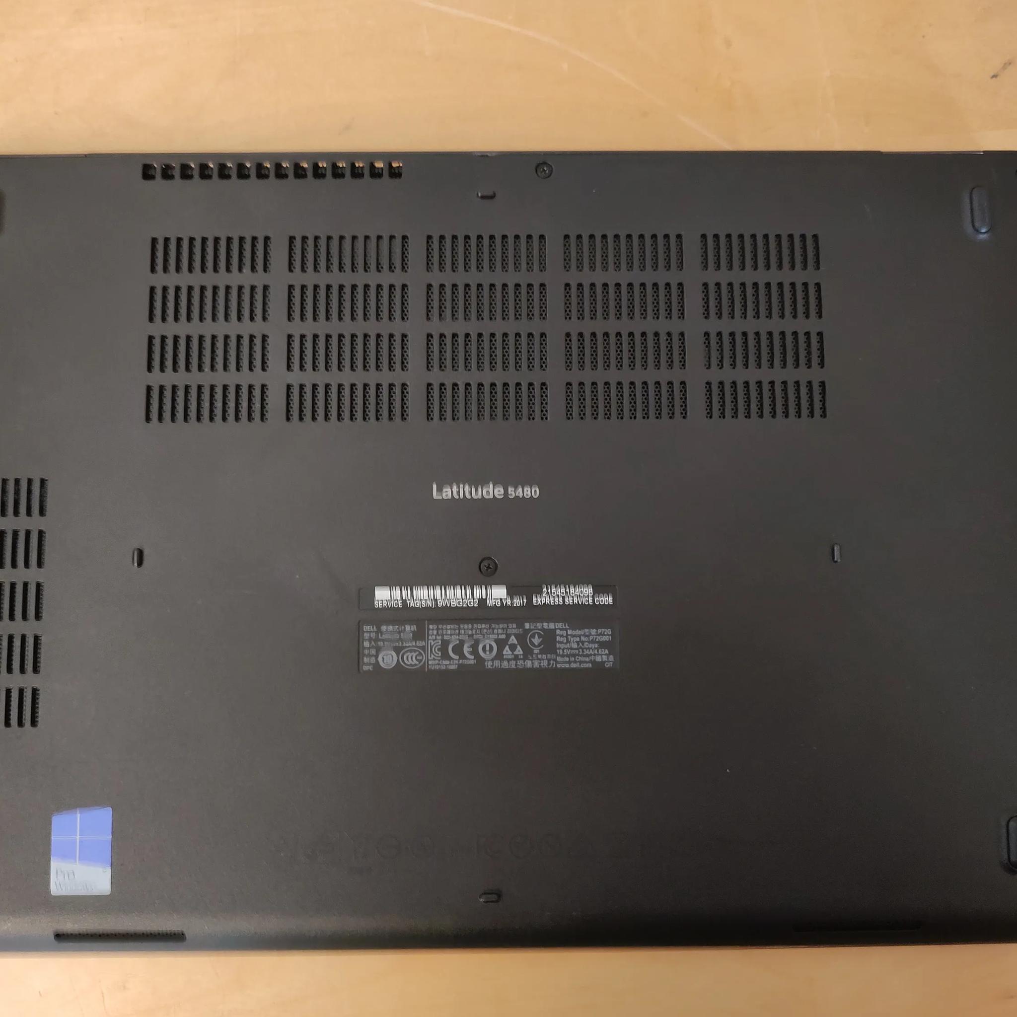 Dell Latitude 5480 14 IN Laptop - i5 7200u, 12GB RAM, 120GB SSD, Backlight Keyboard 