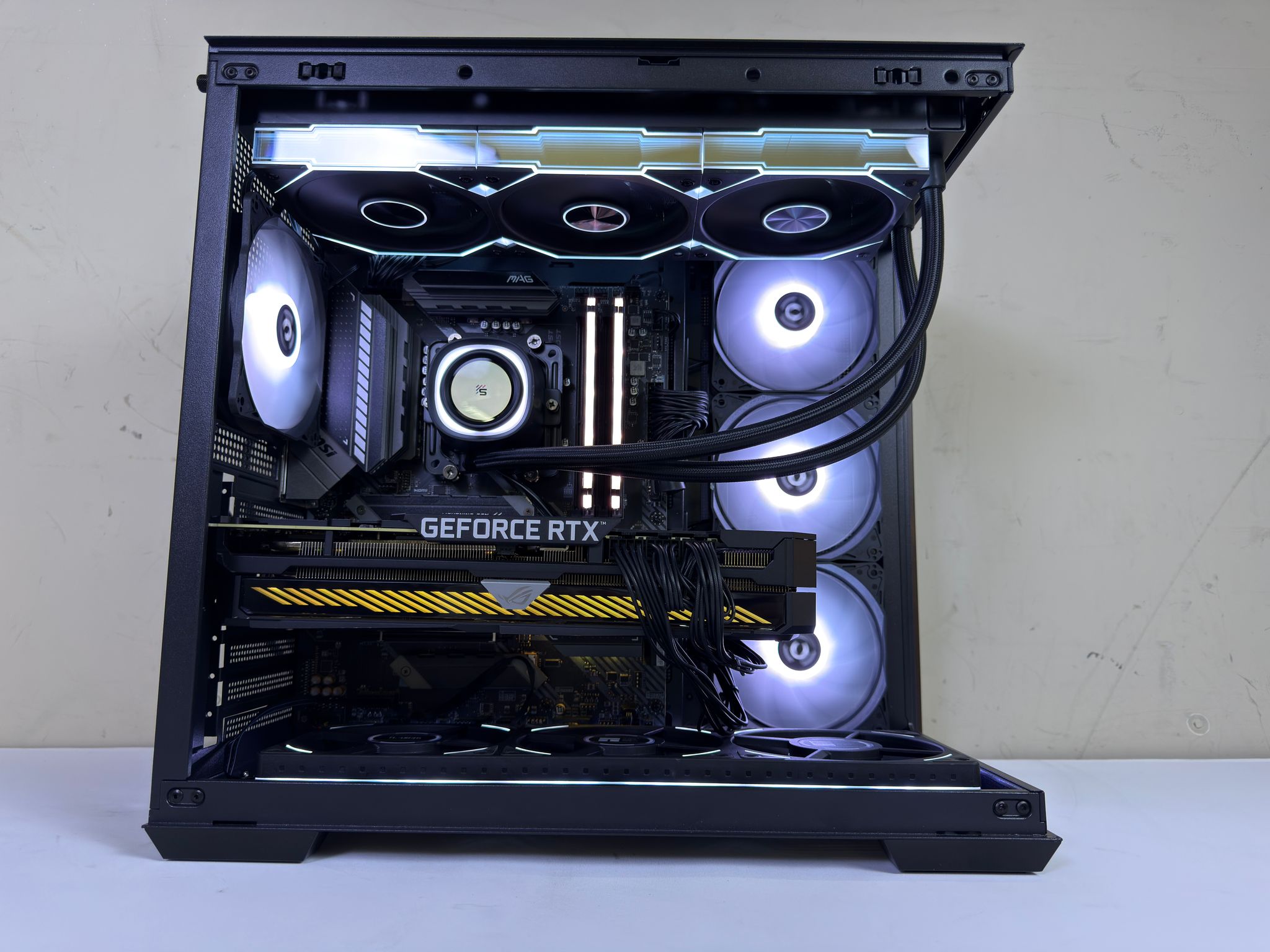 Custom Gaming PC | ROG RTX 3080, Ryzen 7 5800X, 32GB RAM, 1TB NVMe SSD | Wood Grain