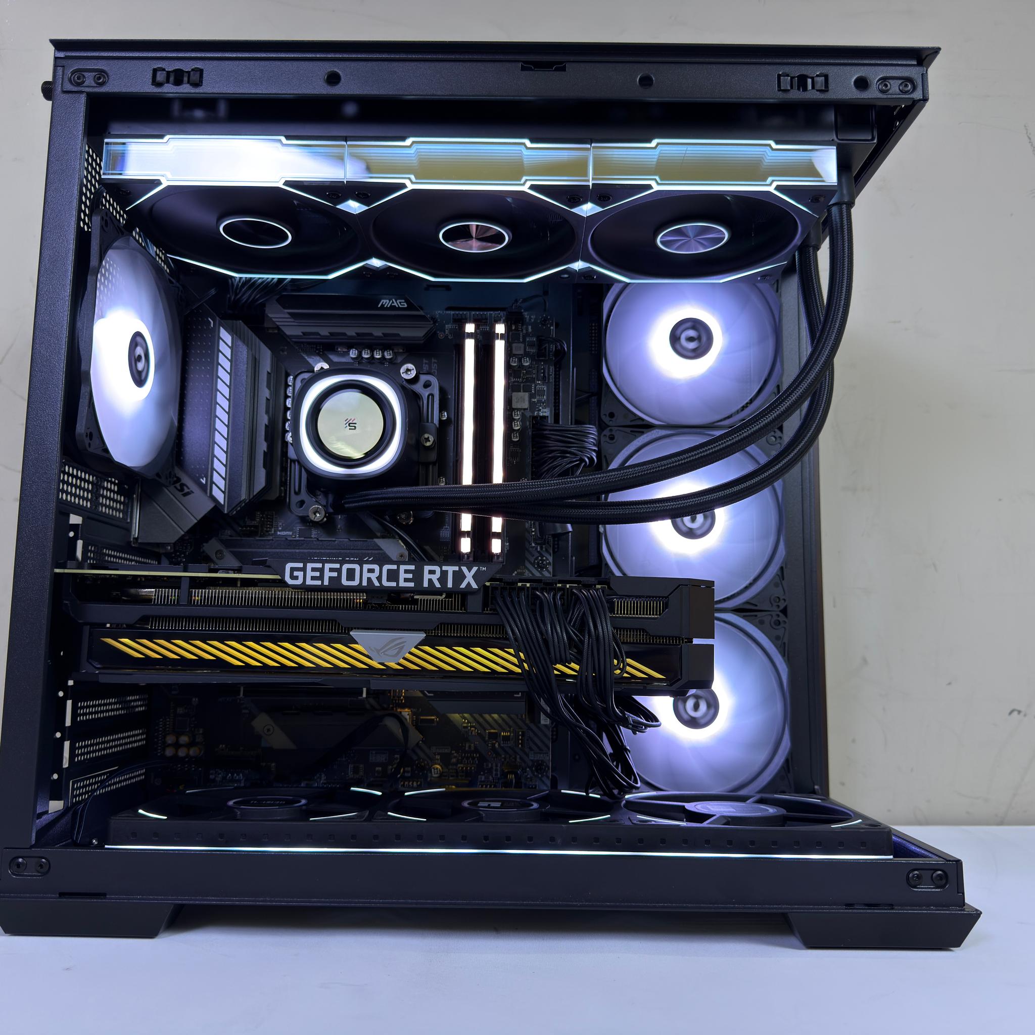 Custom Gaming PC | ROG RTX 3080, Ryzen 7 5800X, 32GB RAM, 1TB NVMe SSD | Wood Grain
