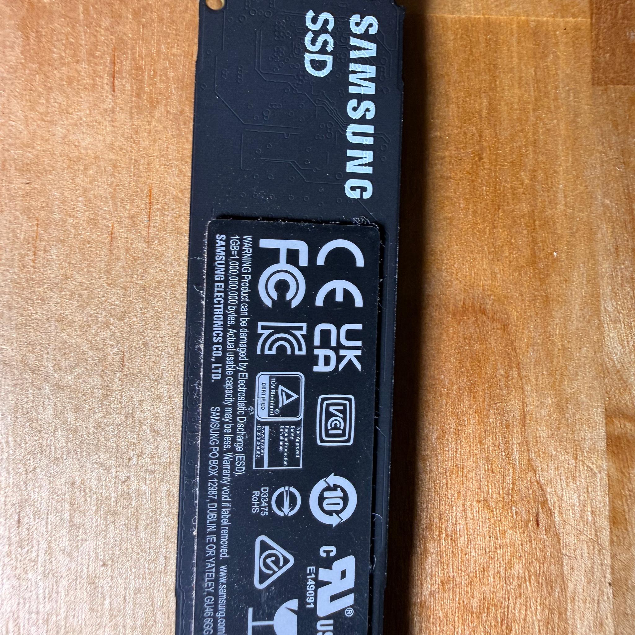 Samsung 990 EVO 1TB | like new! Gamer NVME SSD Drive