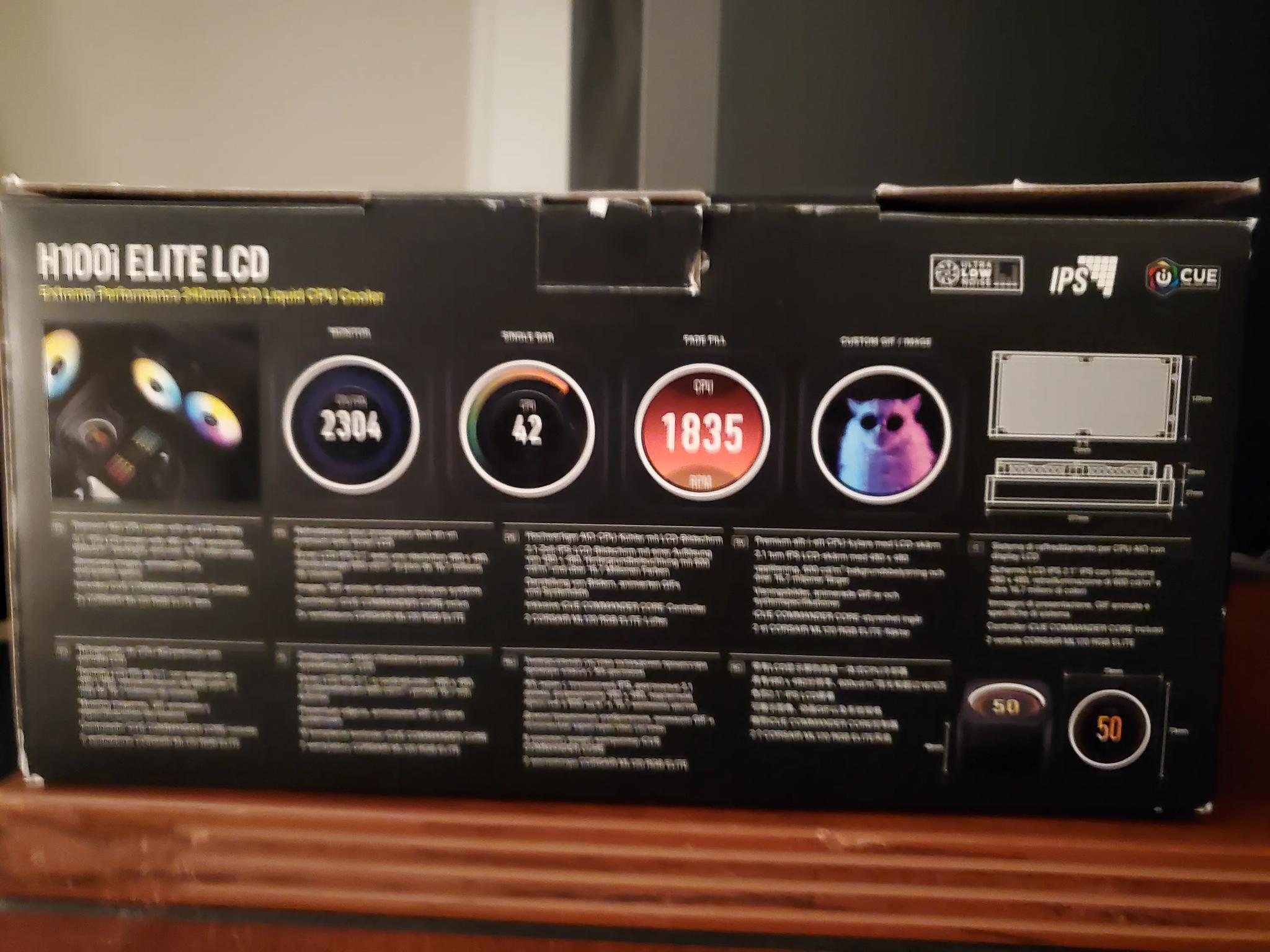 H100i Elite LCD - BRAND NEW!