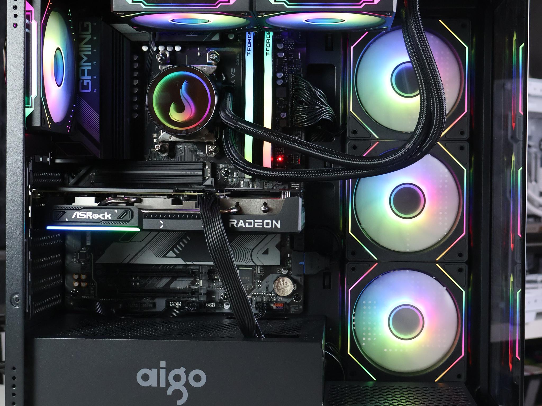 ⚫ Ryzen 7 7700/RX 9060XT 16GB Gaming/Streaming PC ⚫