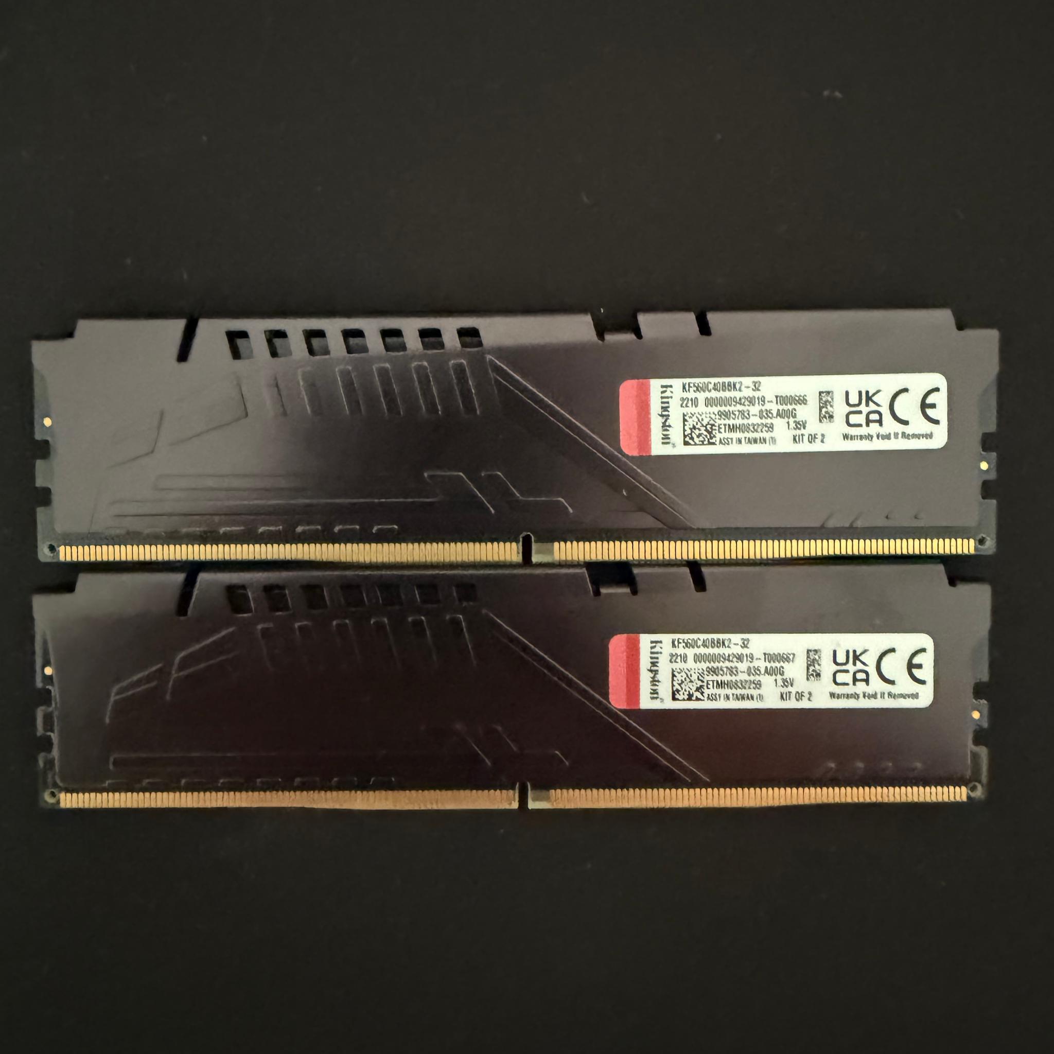 Kingston Fury Beast (2 x 16GB) CL-40 RAM DDR5 6000