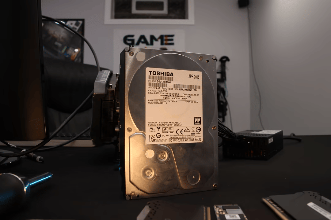 3TB Toshiba 7,200RPM Internal 3.5" Hard Drive