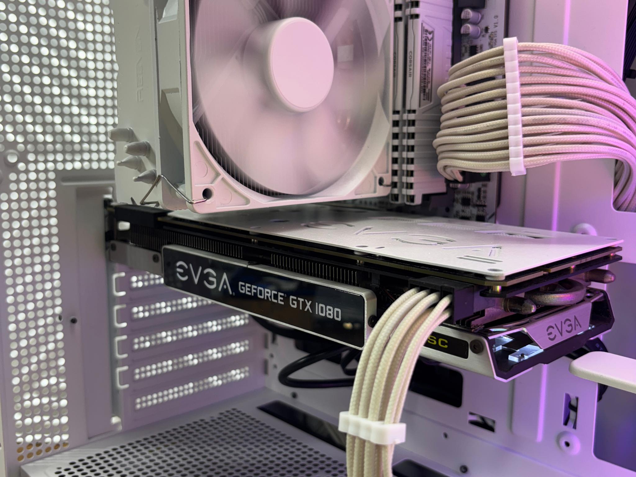 White Gaming PC – i5-12400F | EVGA GTX 1080 SC 8GB | 16GB RAM | 512GB Storage