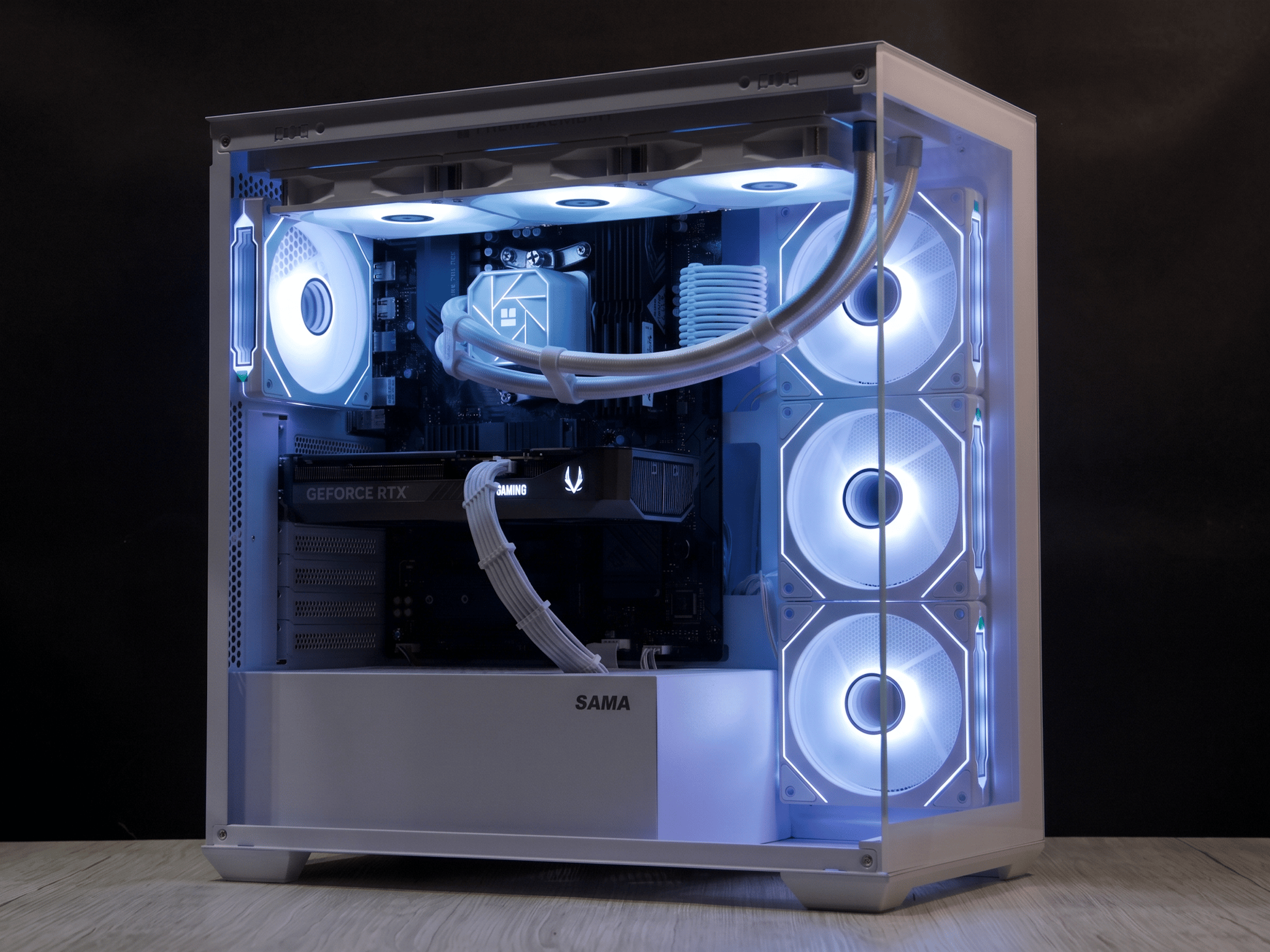 RTX 5070, Ryzen 7, 32GB DDR4, 1TB NVMe SSD, WiFi - Liquid Cooled Gaming PC