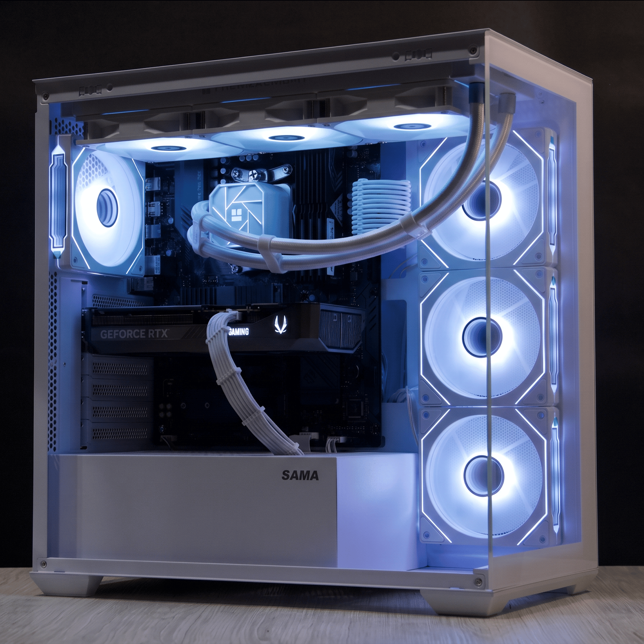 RTX 5070, Ryzen 7, 32GB DDR4, 1TB NVMe SSD, WiFi - Liquid Cooled Gaming PC