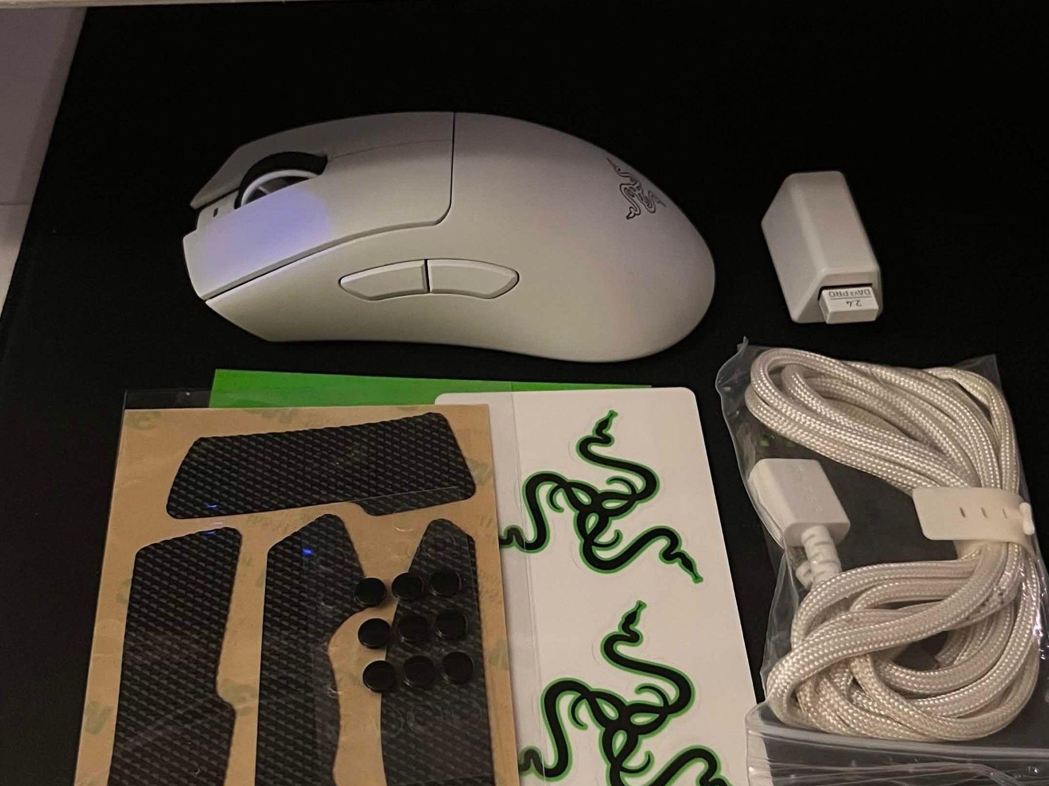 Razer DeathAdder V3 Pro Wireless Gaming Mouse - White