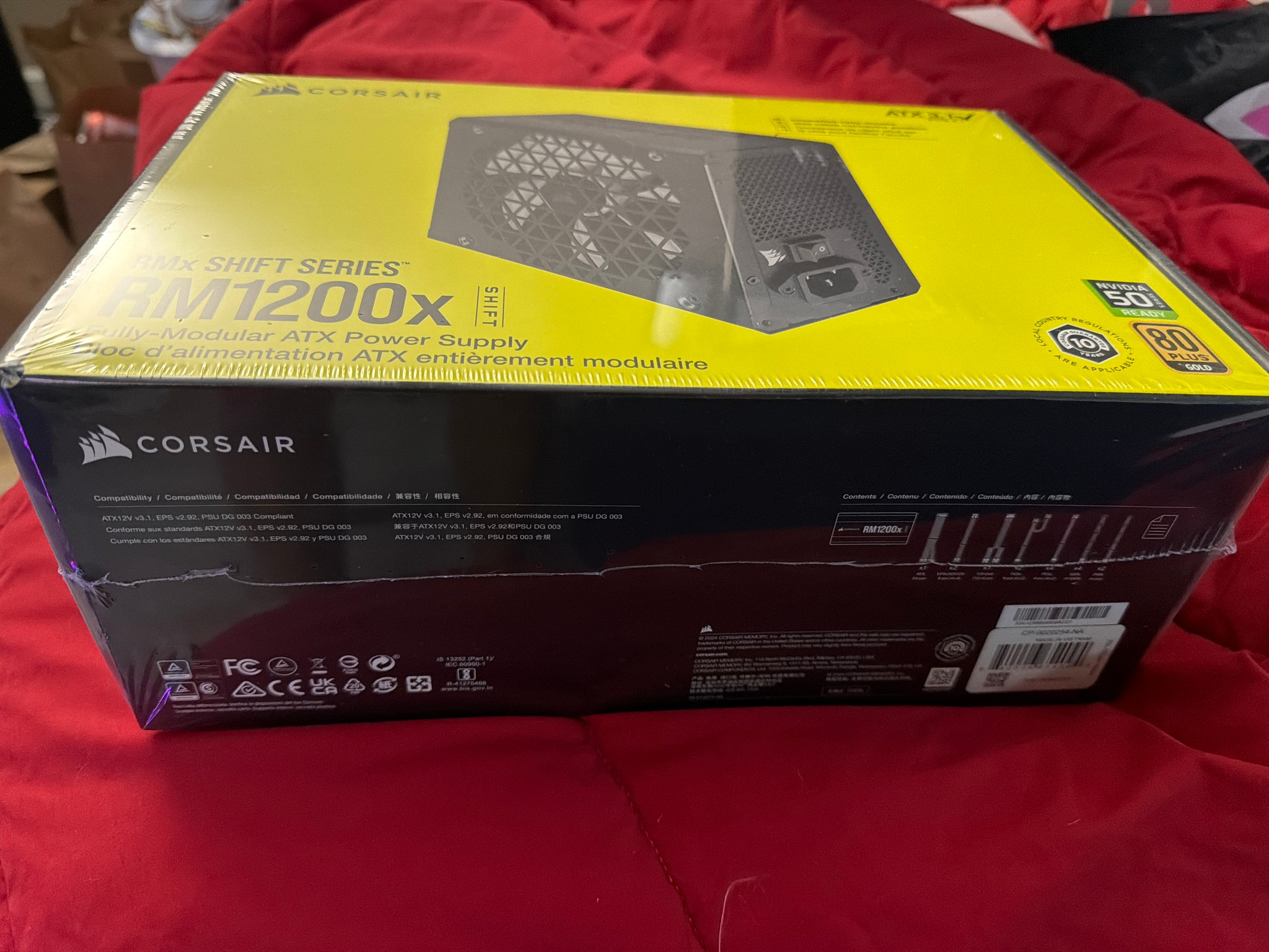 🔥 SEALED Corsair RM1200x SHIFT 1200W PSU ATX 3.1 / PCIe 5.1 / 80+ Gold RTX 5090 & 4090 Beast Ready 🔥
