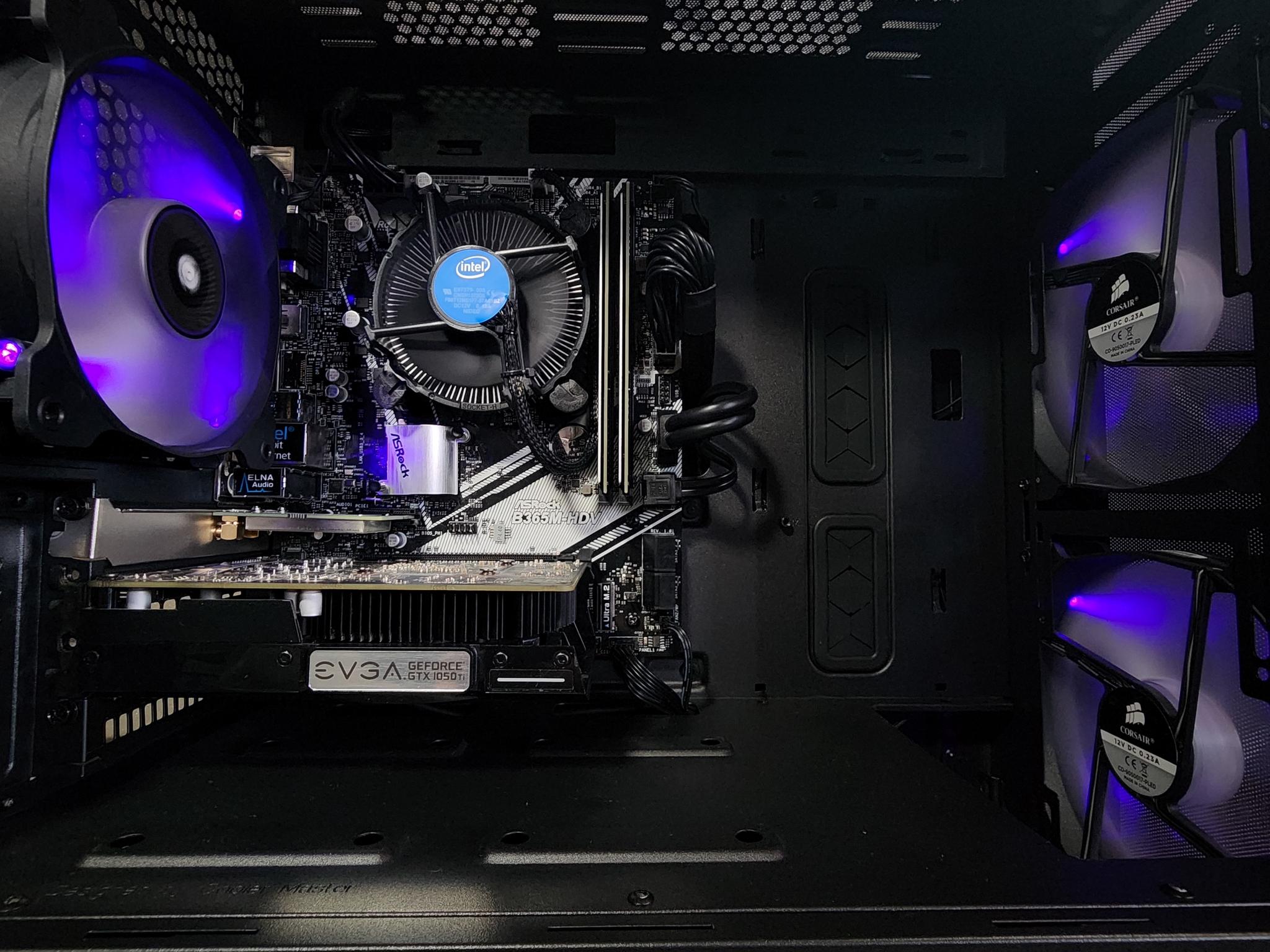 🖤💙🖤 Intel Core i5 8500 // EVGA GeForce GTX 1050 Ti // Silicon Power 16GB 3200MHz