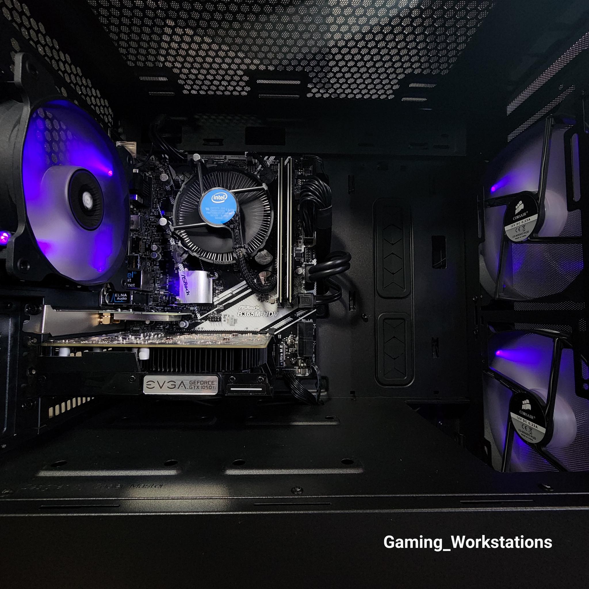 🖤💙🖤 Intel Core i5 8500 // EVGA GeForce GTX 1050 Ti // Silicon Power 16GB 3200MHz