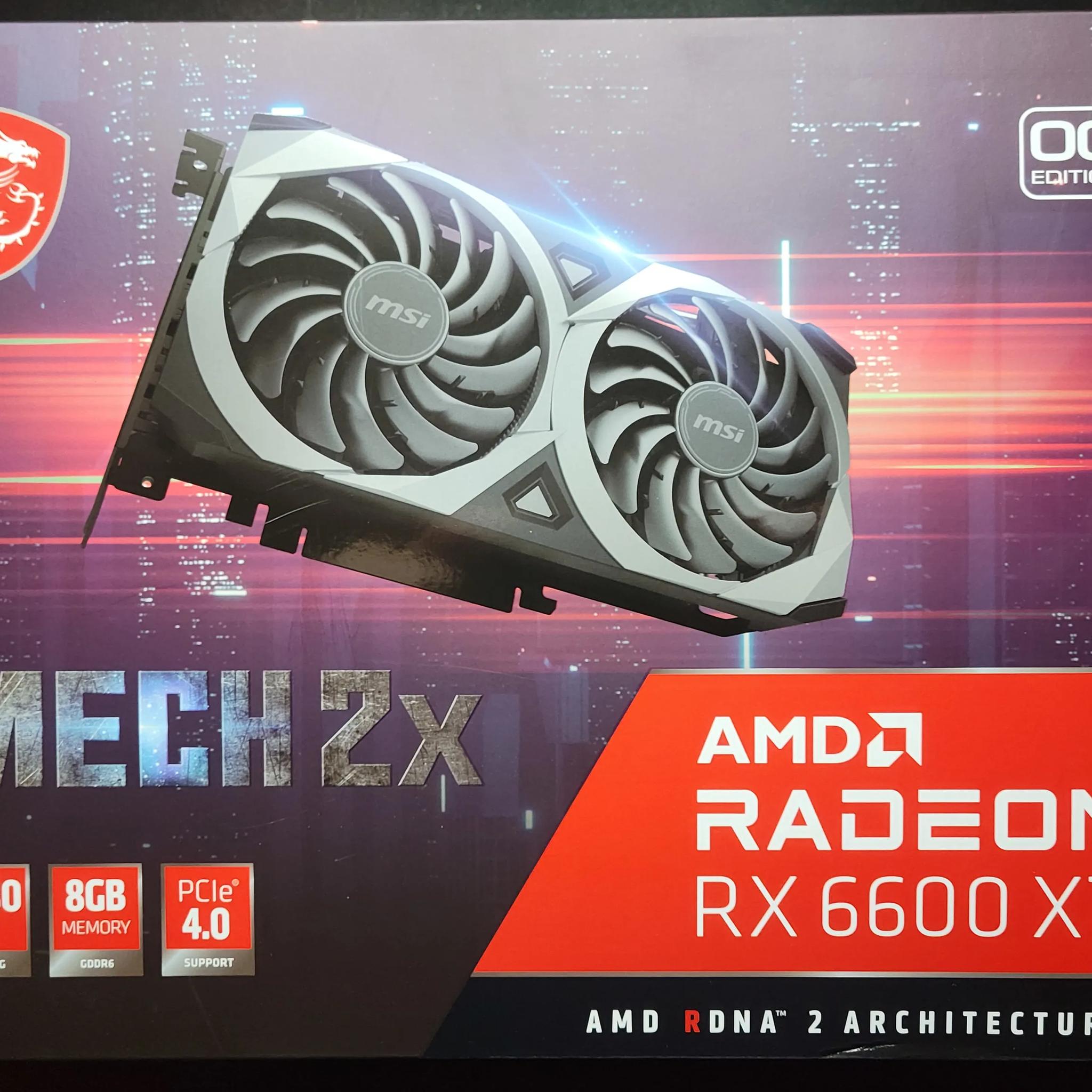 Budget 1080P PC, Ryzen 5 5600x, RX6600XT, 1TB M.2, 16GB 3000mhz RAM, 650W 80+ Gold PSU+ 24" Monitor