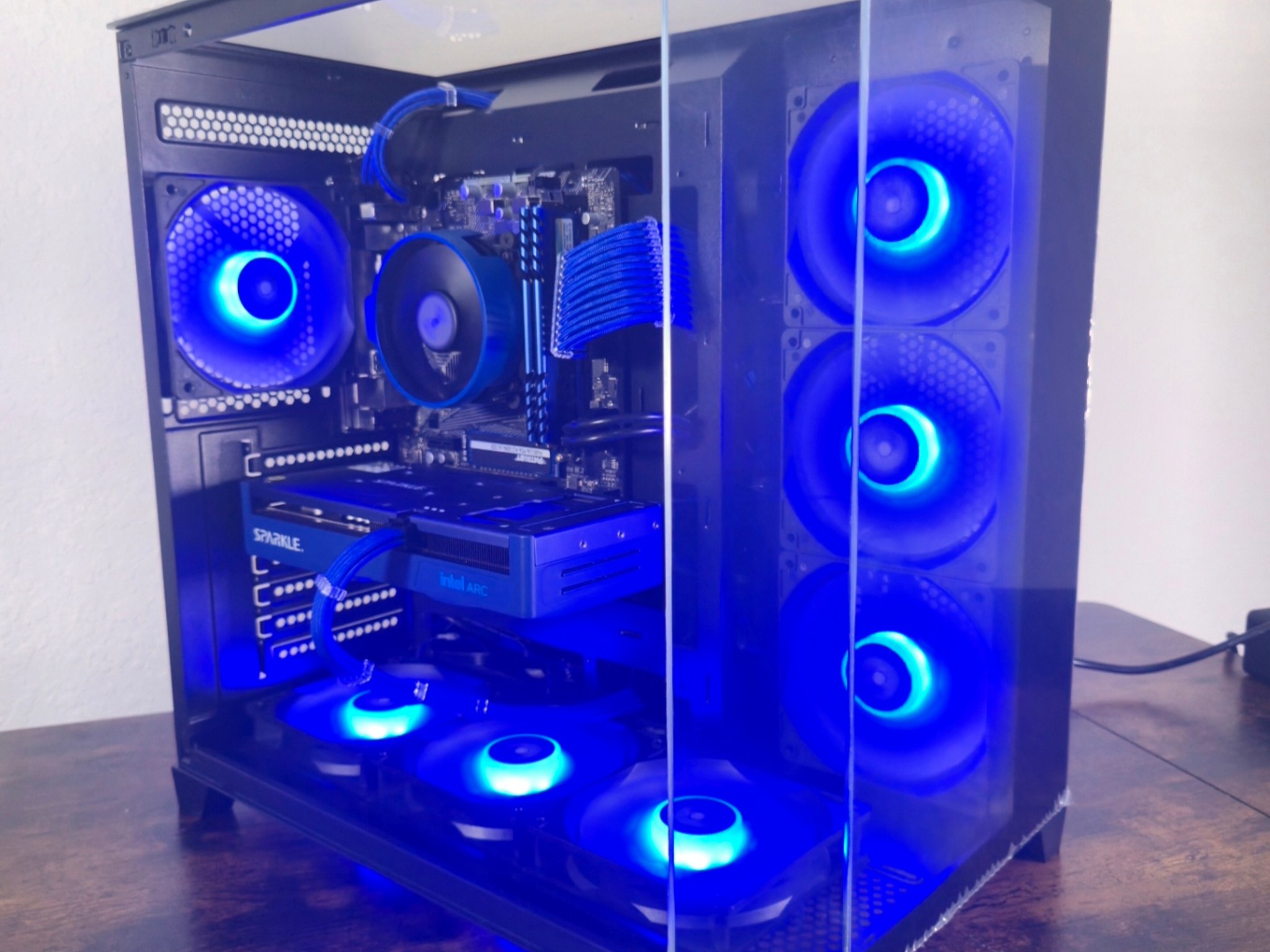 🟦Big Blue V3🟦 Ryzen 5 4500 | 32gb ddr4 | Arc b570 Gaming PC