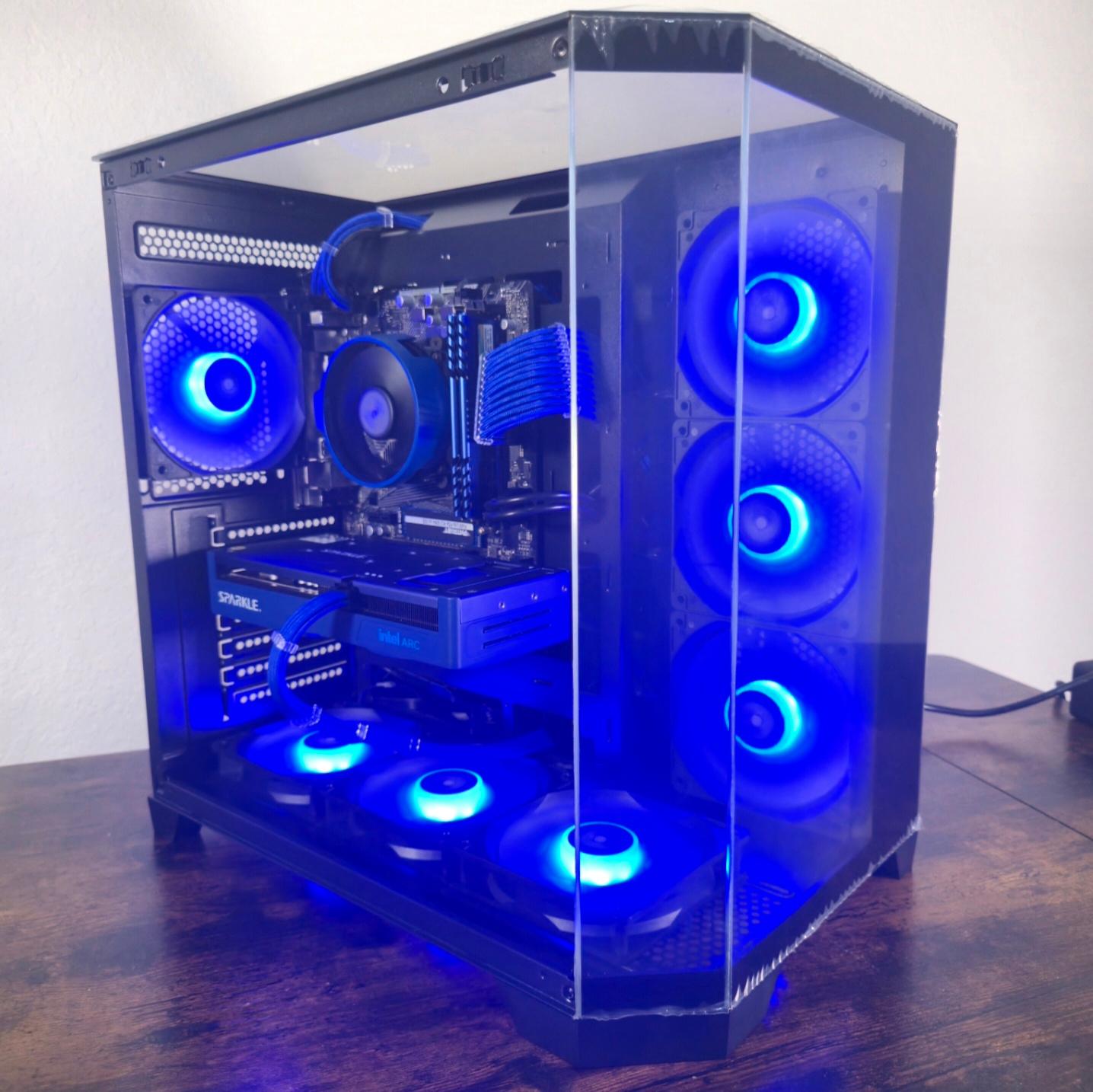 🟦Big Blue V3🟦 Ryzen 5 4500 | 32gb ddr4 | Arc b570 Gaming PC