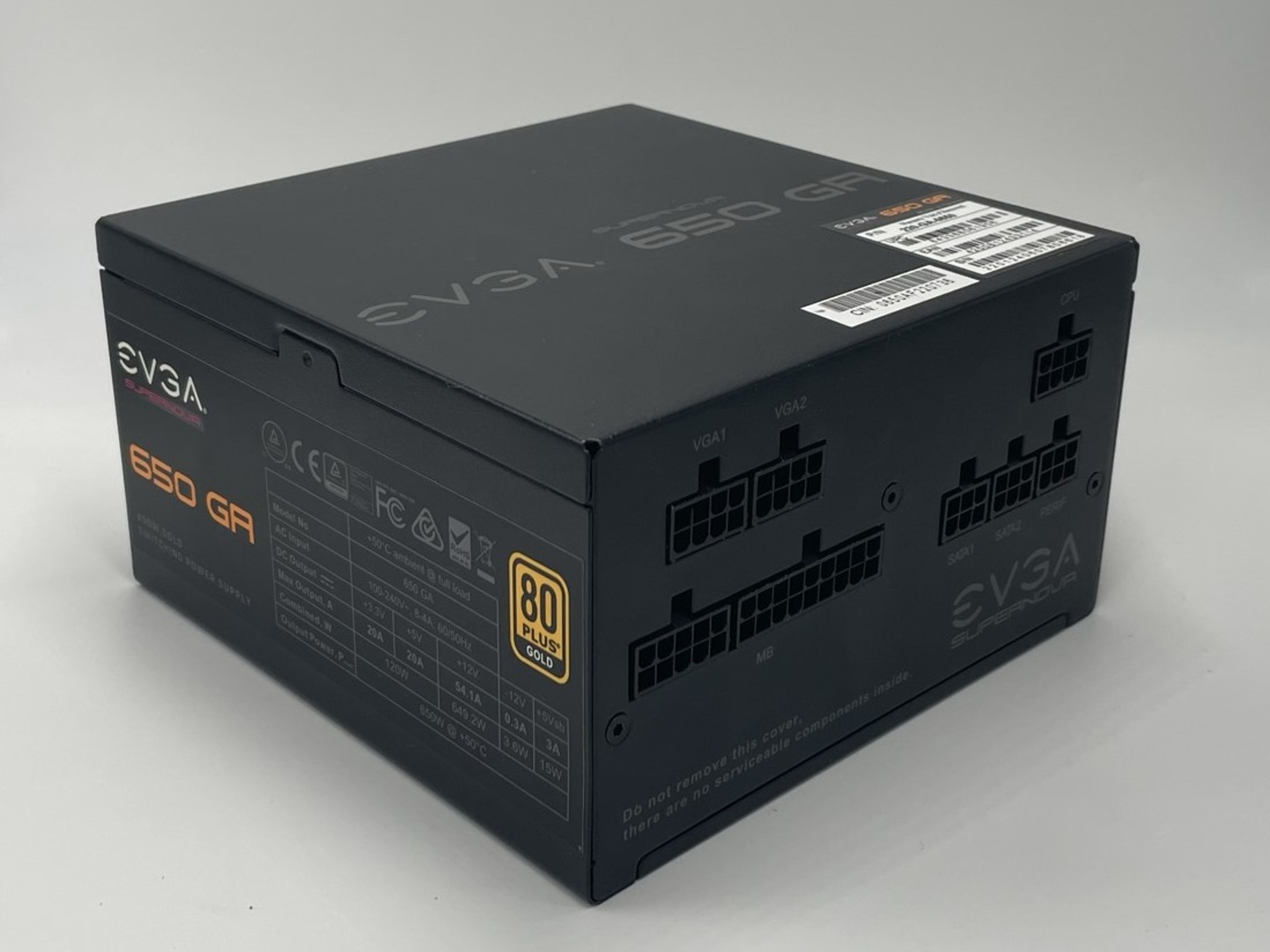 EVGA SuperNOVA 650 GA 80 Plus Gold 650W Power Supply