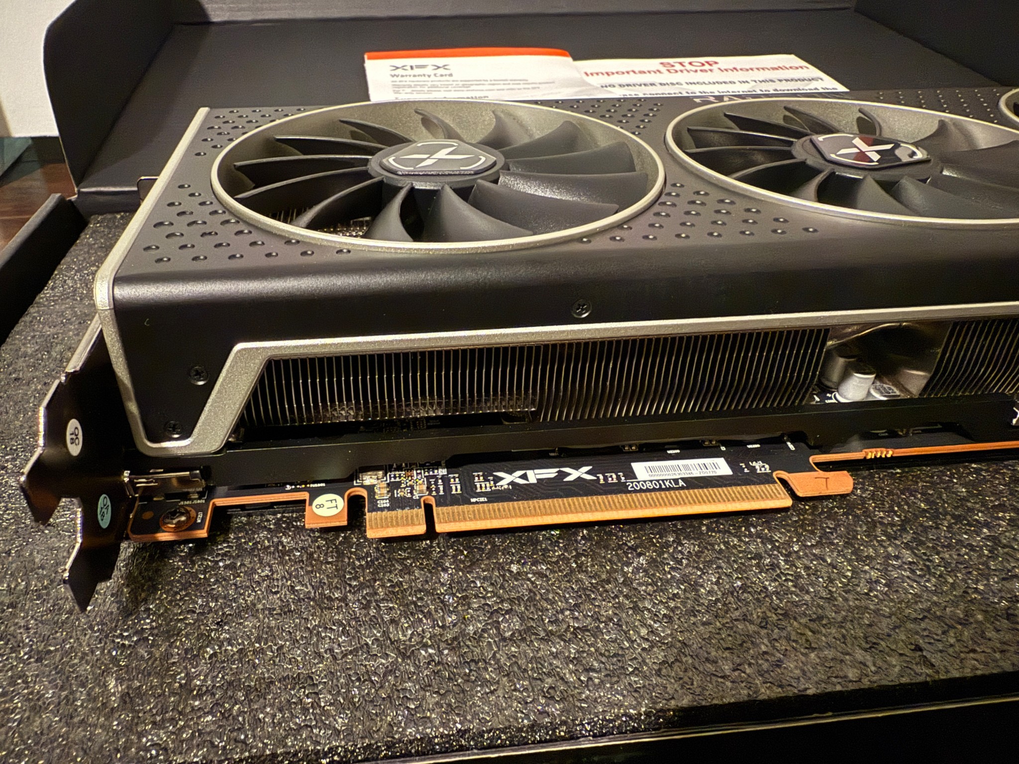 AMD Radeon RX 6800 XT 16 GB - EXCELLENT CONDITION - XFX Speedster MERC 319 CORE