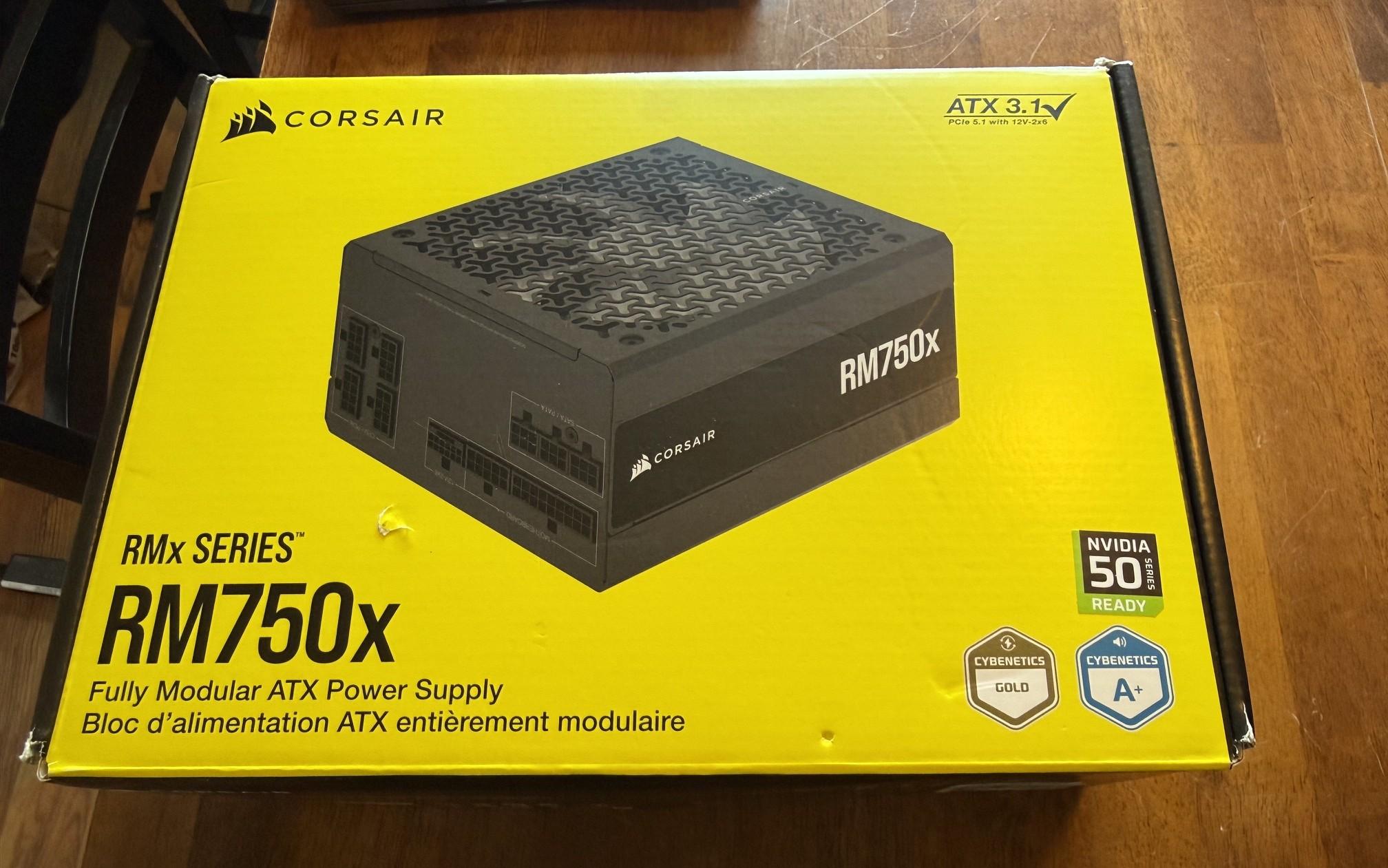 Corsair RM750x PC Power Supply - 750 Watts