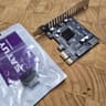 5Gbps Type-E USB 3.1 Front Panel Socket & USB 3.0 20Pin to PCI-E 1X Express w/ USB 3.2 adapter