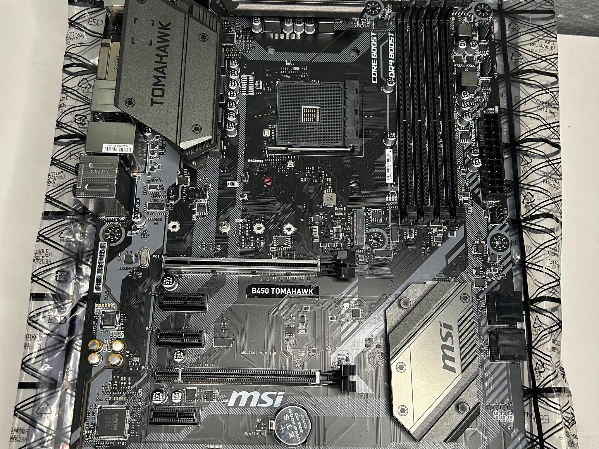 MSI B450 Tomahawk ATX AM4 Motherboard