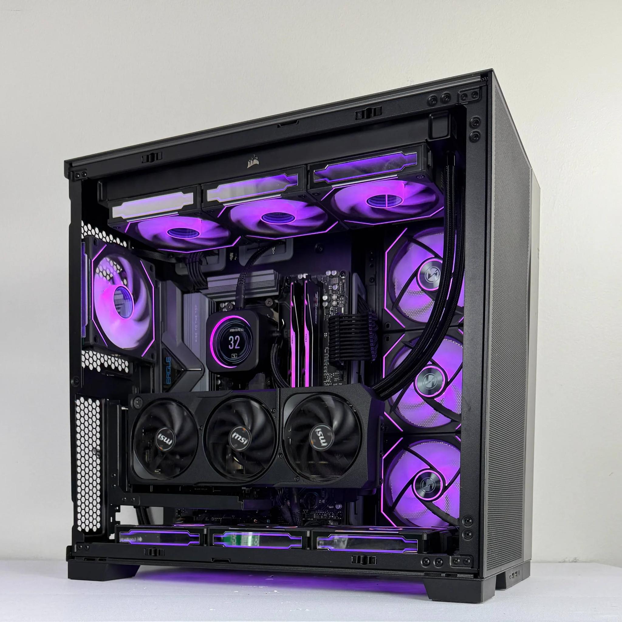 🧊ICEVEIL🧊    | 4k Streaming PC | Ryzen 7 9800X3D | MSI RTX 5070 Ti | 64GB DDR5 6000MHz