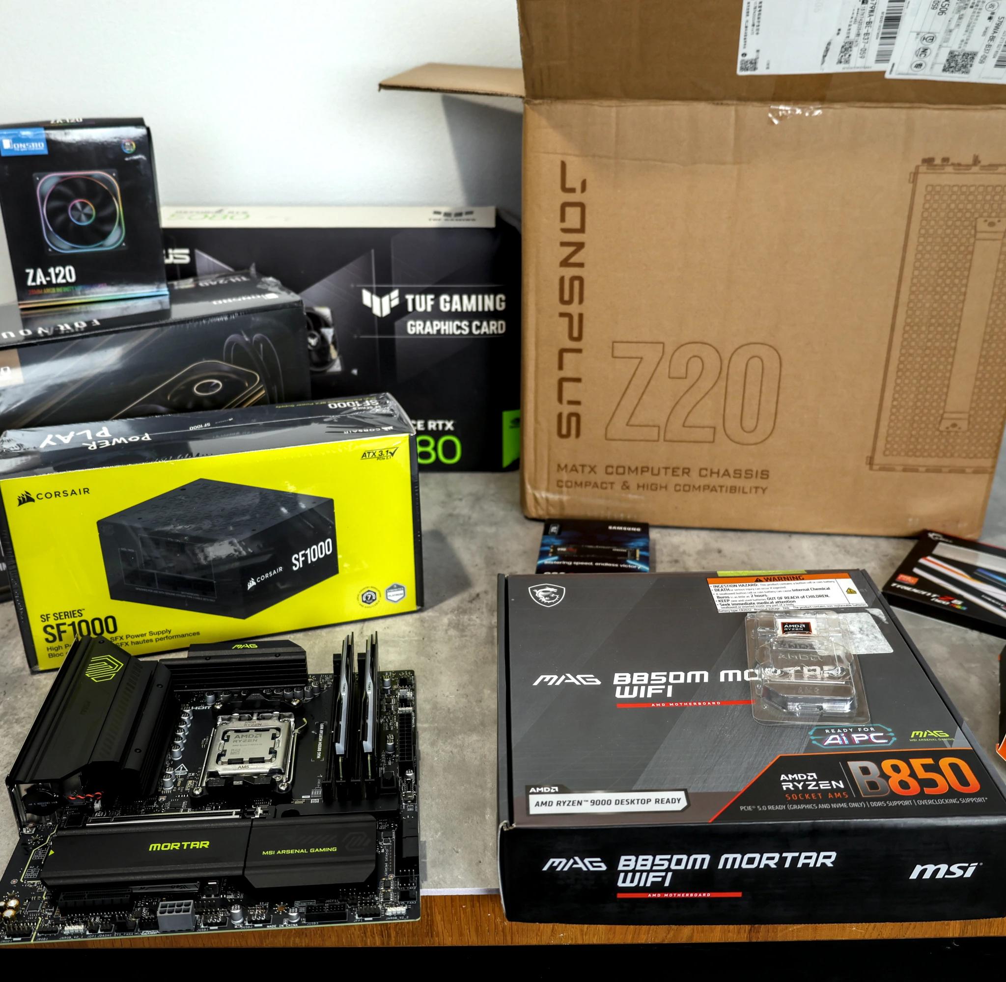 I Feel Orange - Compact 20L 9850X3D+ 5080 Build
