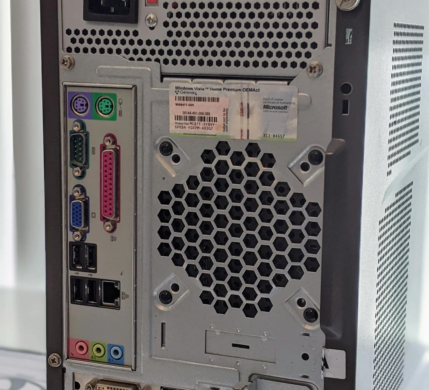 Gateway MT GT5408 Mid-Tower mATX Retro OEM Aluminum PC Case ONLY