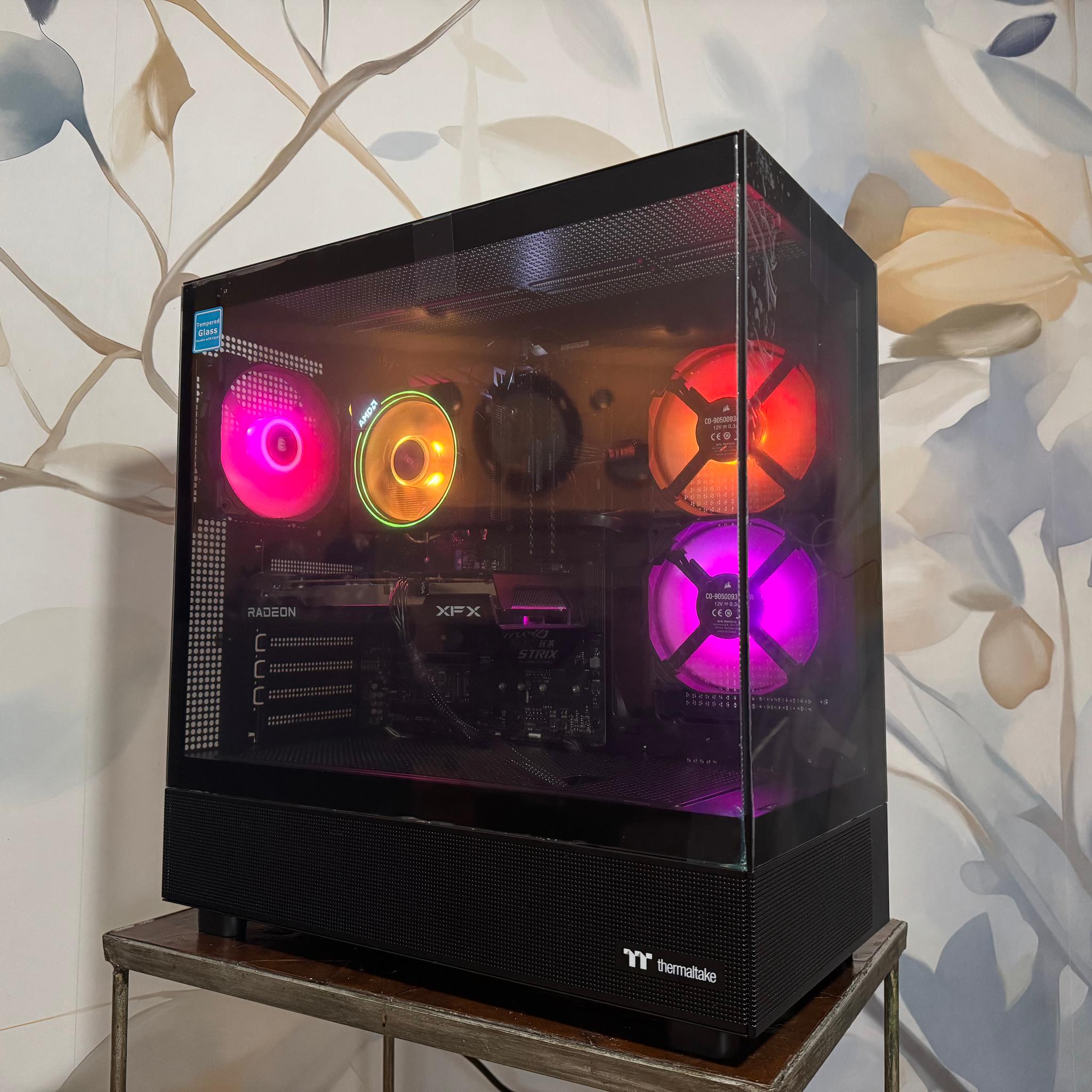 🚀 12-Core BEAST! Panoramic RGB Gaming PC 🎮 | Ryzen 9 5900X • RX 6600 • 32GB RAM • 1TB SSD
