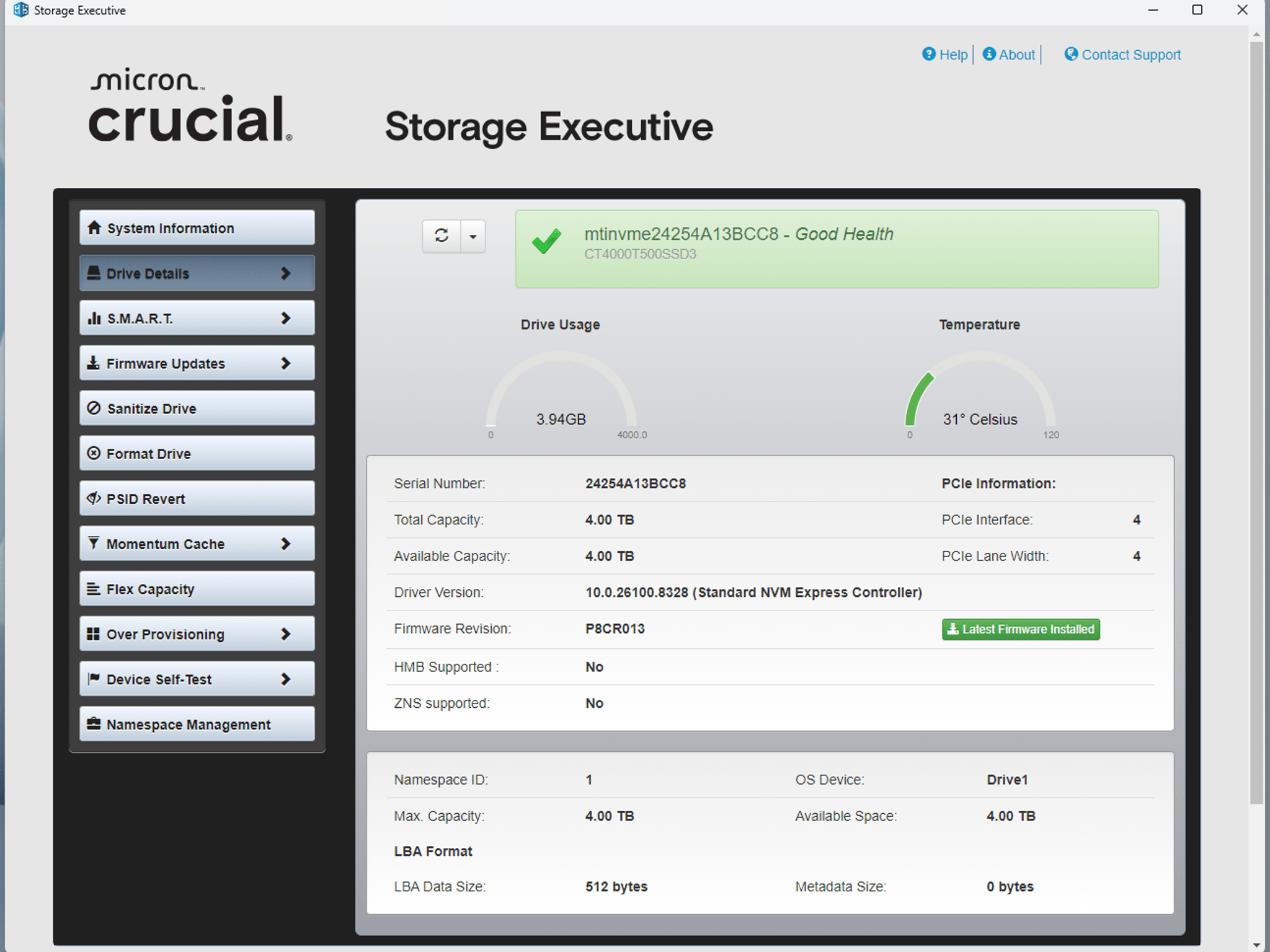 Crucial T500 M.2 2280 4TB (SSD)