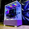 Nvidia Geforce RTX 4060 - Intel Core i7 - 32GB RAM - SSD + 1TB Windows 11 Custom Purple Gaming PC