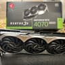 MSI 4070 super Used/like new with box and adapter