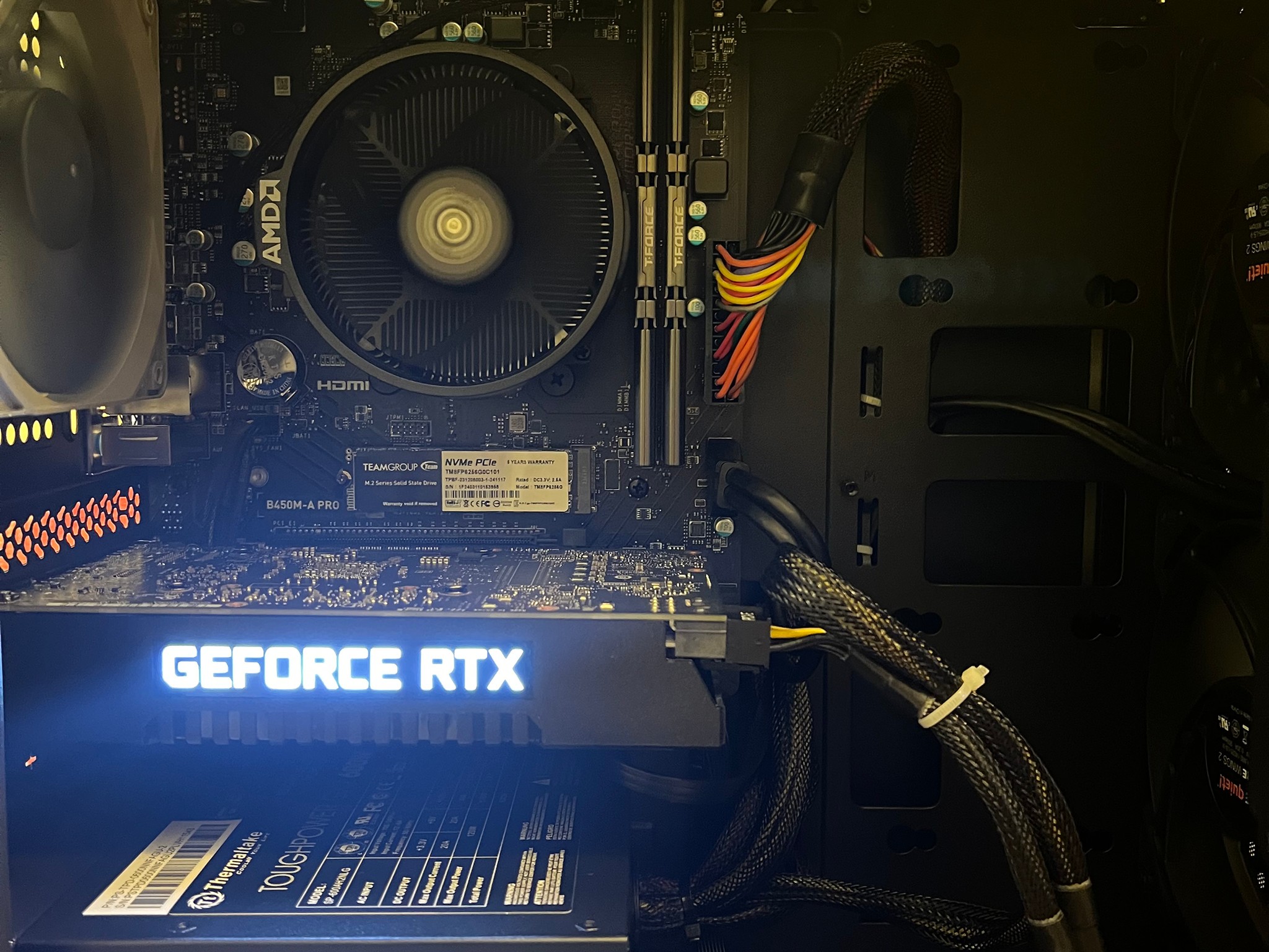 Custom Gaming PC Affordable Ryzen 5 5600 3.5GHz 16GB RAM 1.25GB SSD RTX 2060 6GB