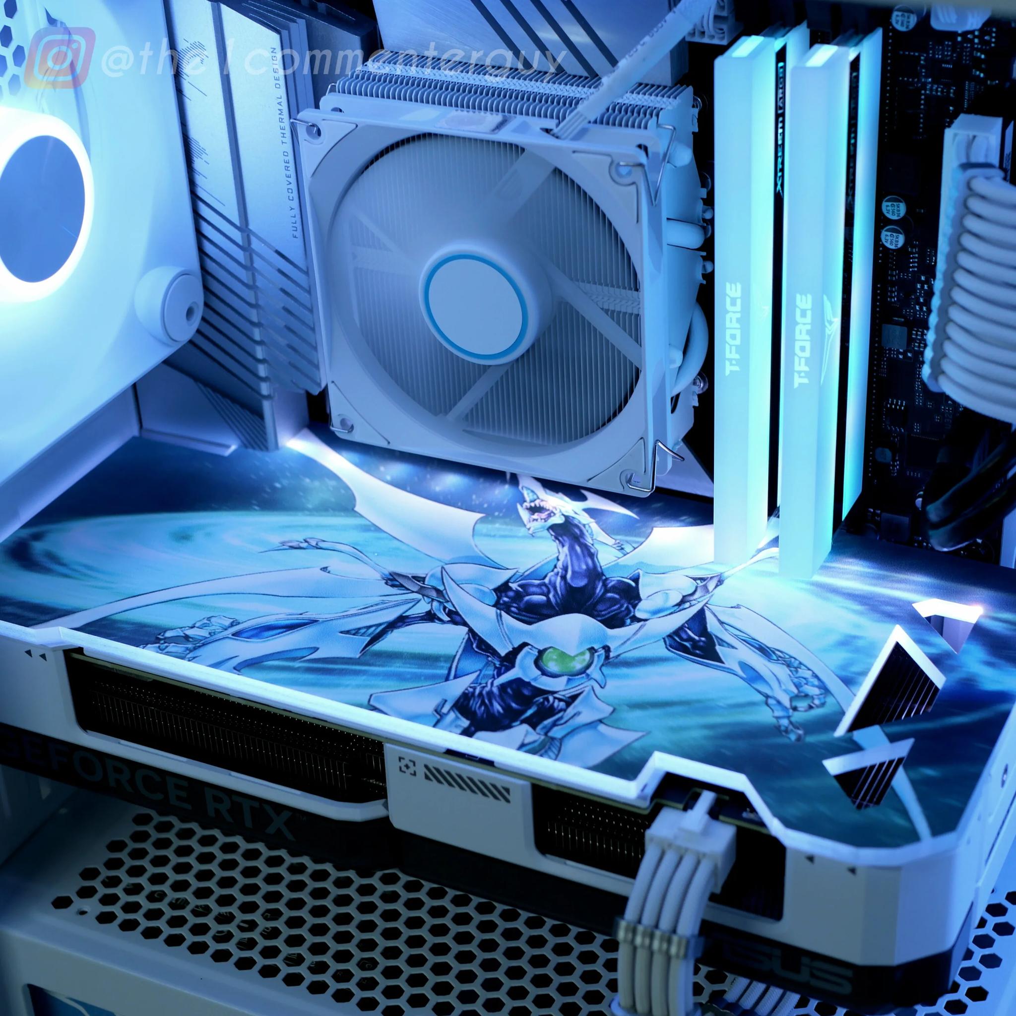 💫Stardust🐉| RTX 4070, Ryzen 7 5800x, 32GB ram Yu-Gi-Oh theme pc build