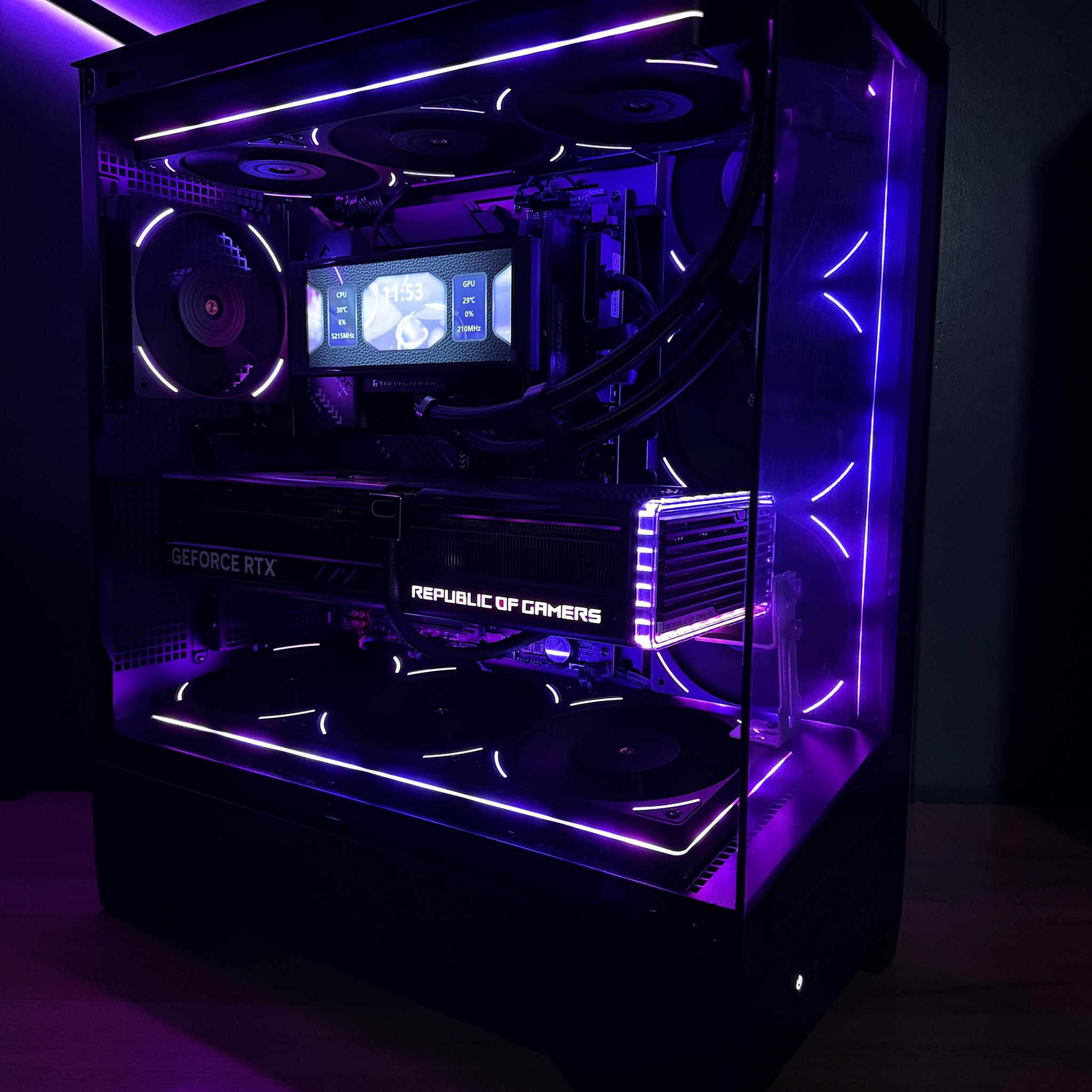 👨‍🚀🚀RTX 4090 PC | Ryzen 9800X3D | 32GB RAM | 2TB SSD | 1050W Platinum | Hydrus Cables