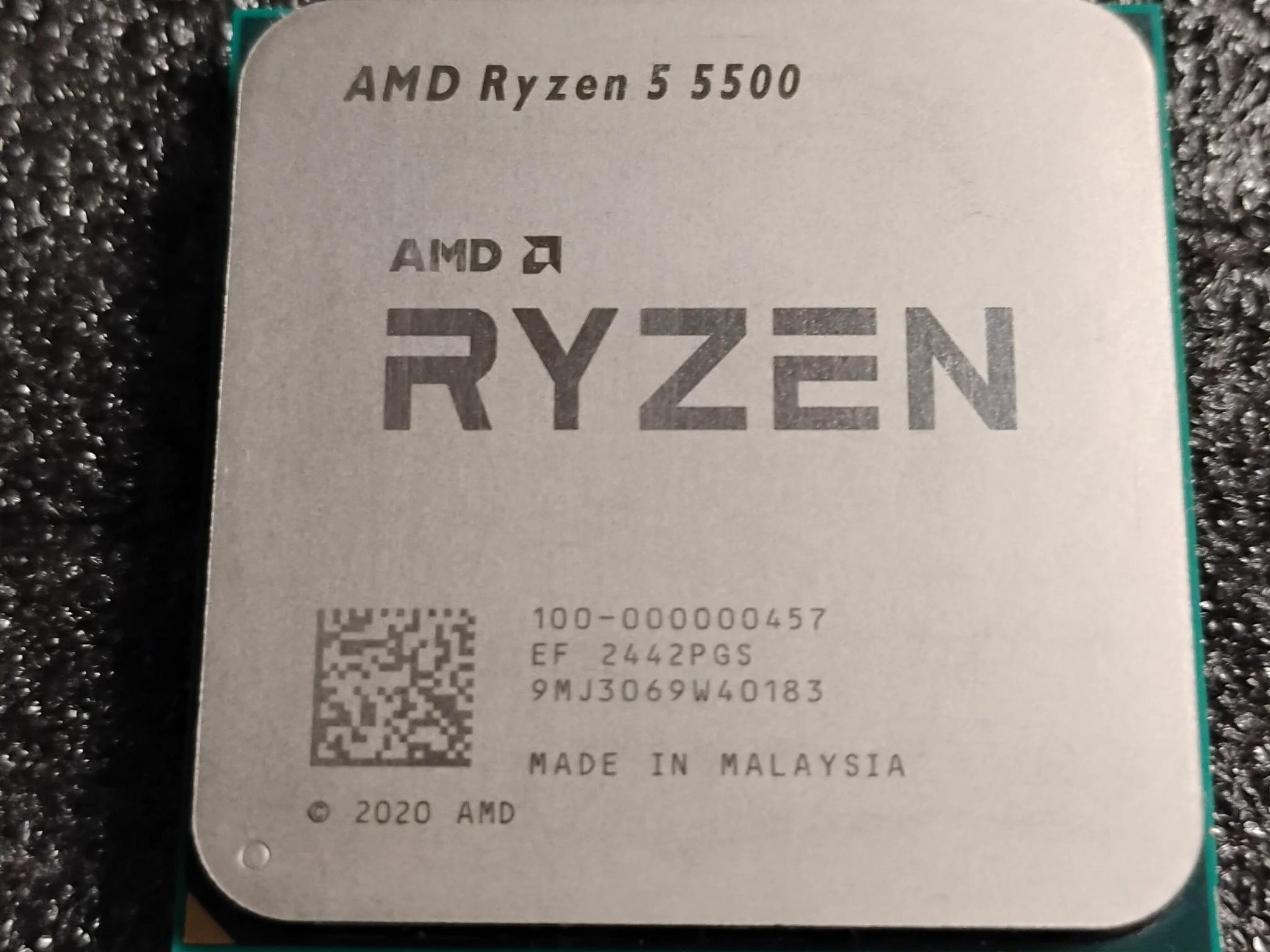 RE-FABULOUS | Ryzen 5 5500 Unlocked Processor | 6C 12T * 16Mb L3 * 3.6 to 4.2GHz boost CPU