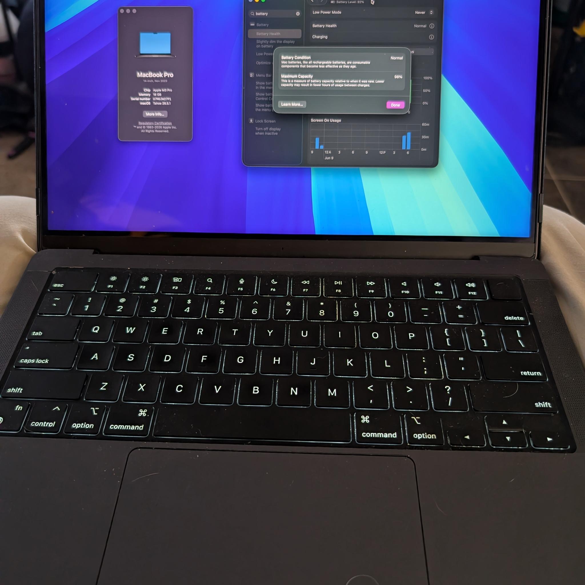 MacBook Pro 14" (M3 Pro Chip / 18GB Unified Memory / 512GB SSD) - Midnight