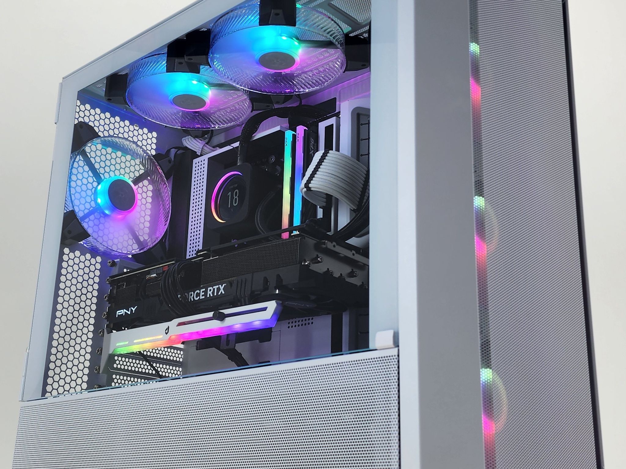 Gaming PC Ryzen 7 7700 32GB RAM 1TB SSD RTX 4070 Ti 12GB Windows 11 Computer